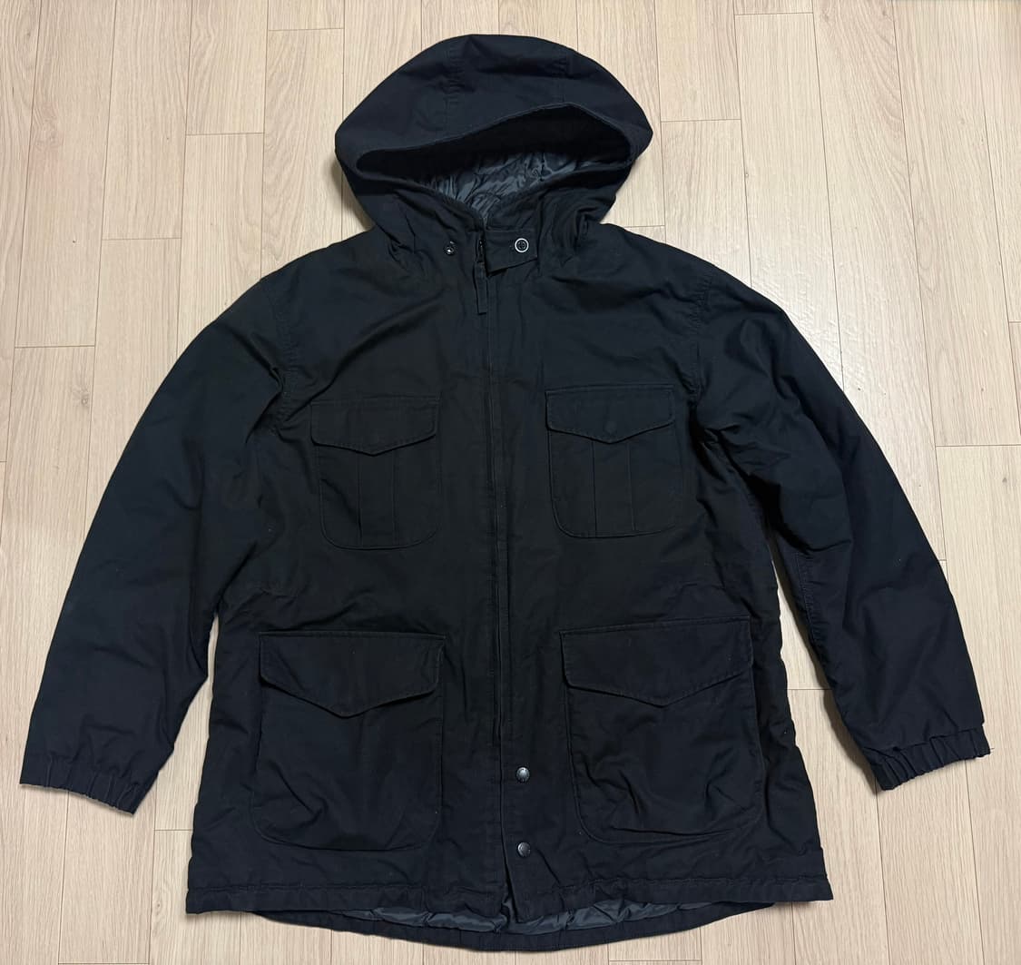 유니클로 x 엔지니어드가먼츠 퍼프테크 유틸리티 자켓 블랙 L 상품이미지1