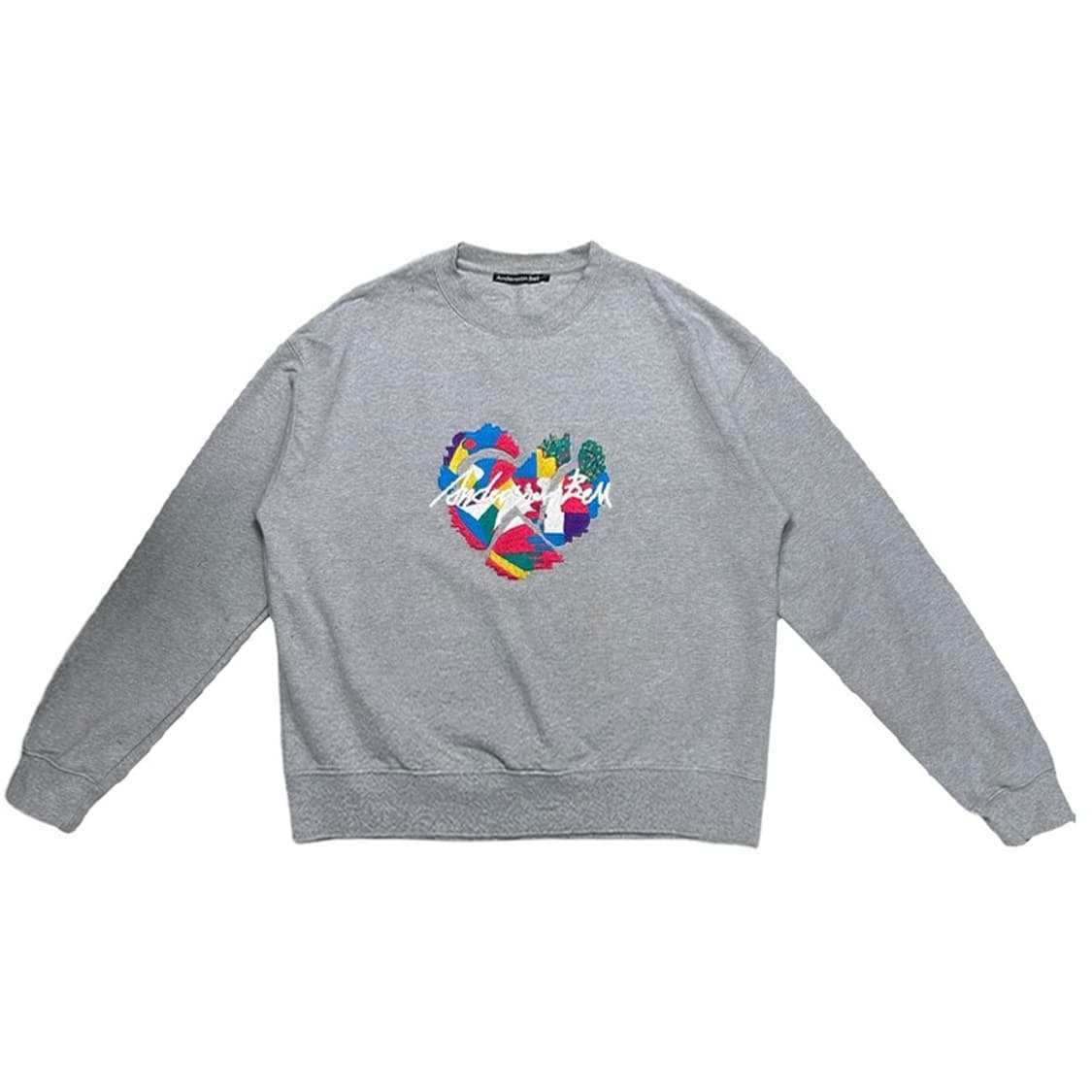 앤더슨벨 브로큰 하트 엠브로더리 스웻셔츠 L 상품이미지1