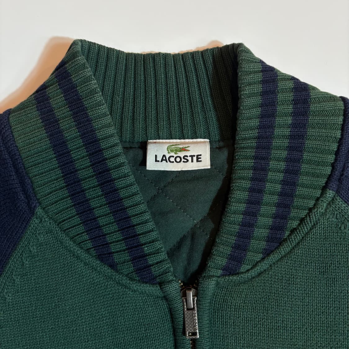 라코스테 그린 투웨이 니트 집업 상품이미지6
