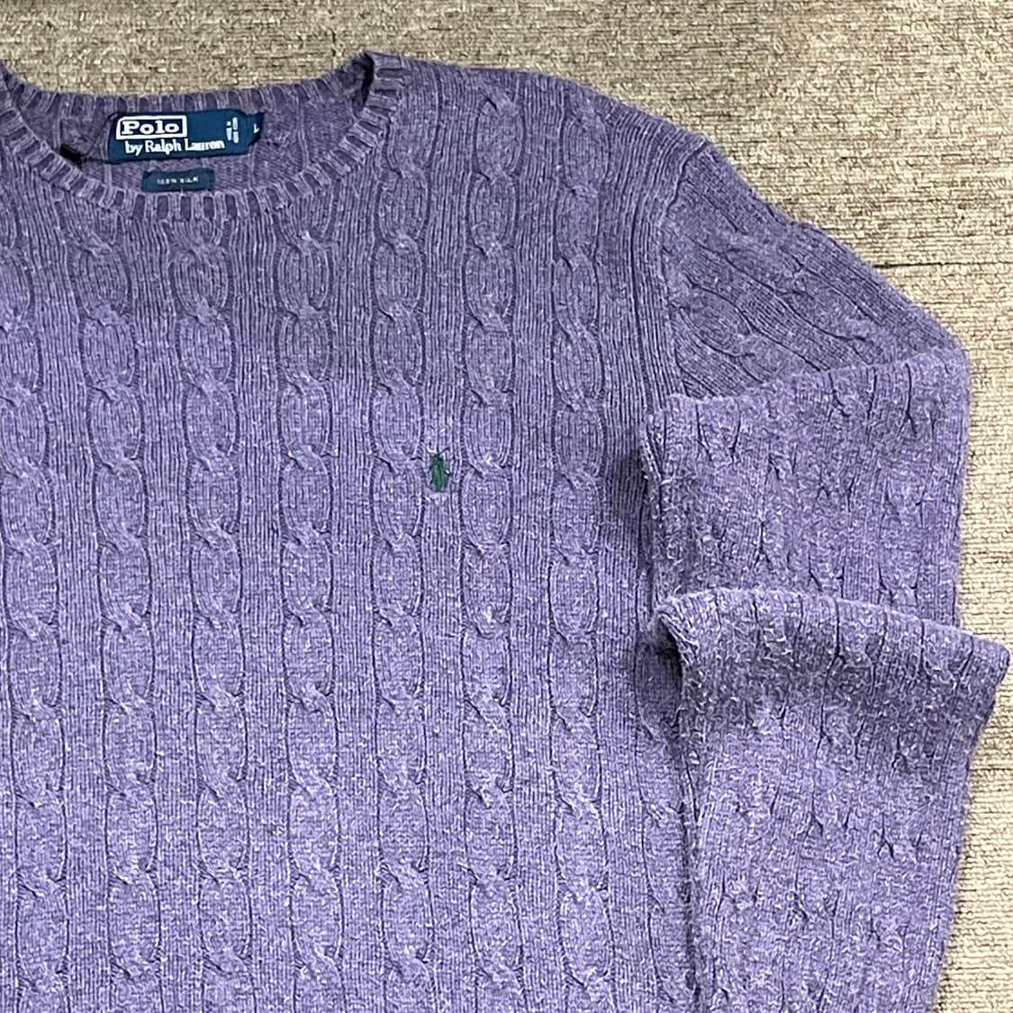 (L) POLO 폴로 랄프로렌 케이블 니트 상품이미지4