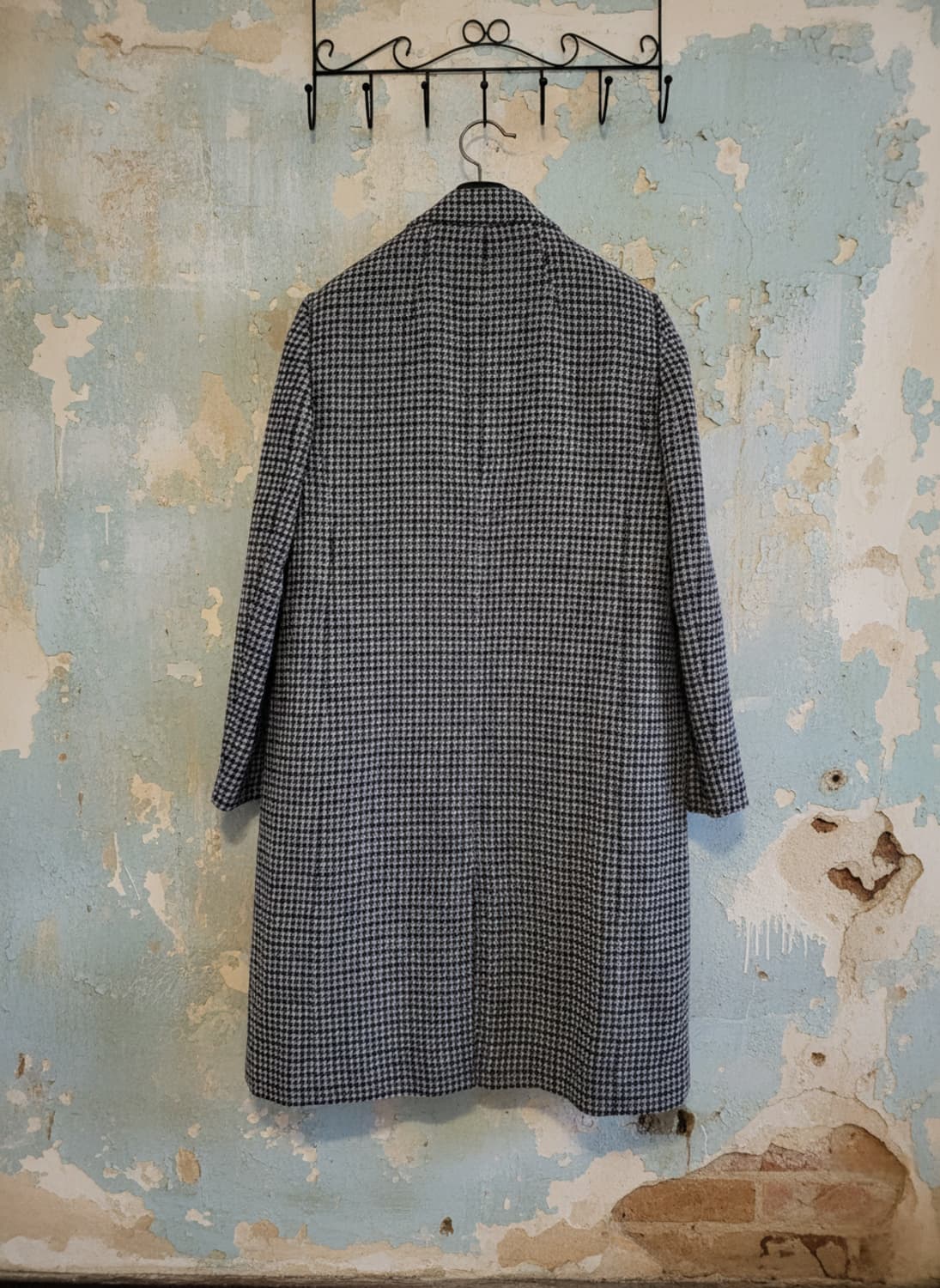 미쏘 체크 더블 롱 코트 L 상품이미지2