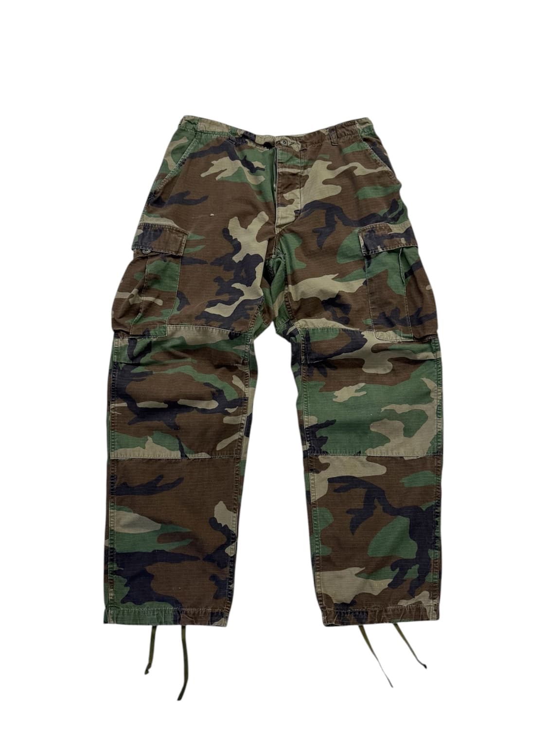 80s US 밀리터리 립스탑 우드랜드 BDU 팬츠 상품이미지1