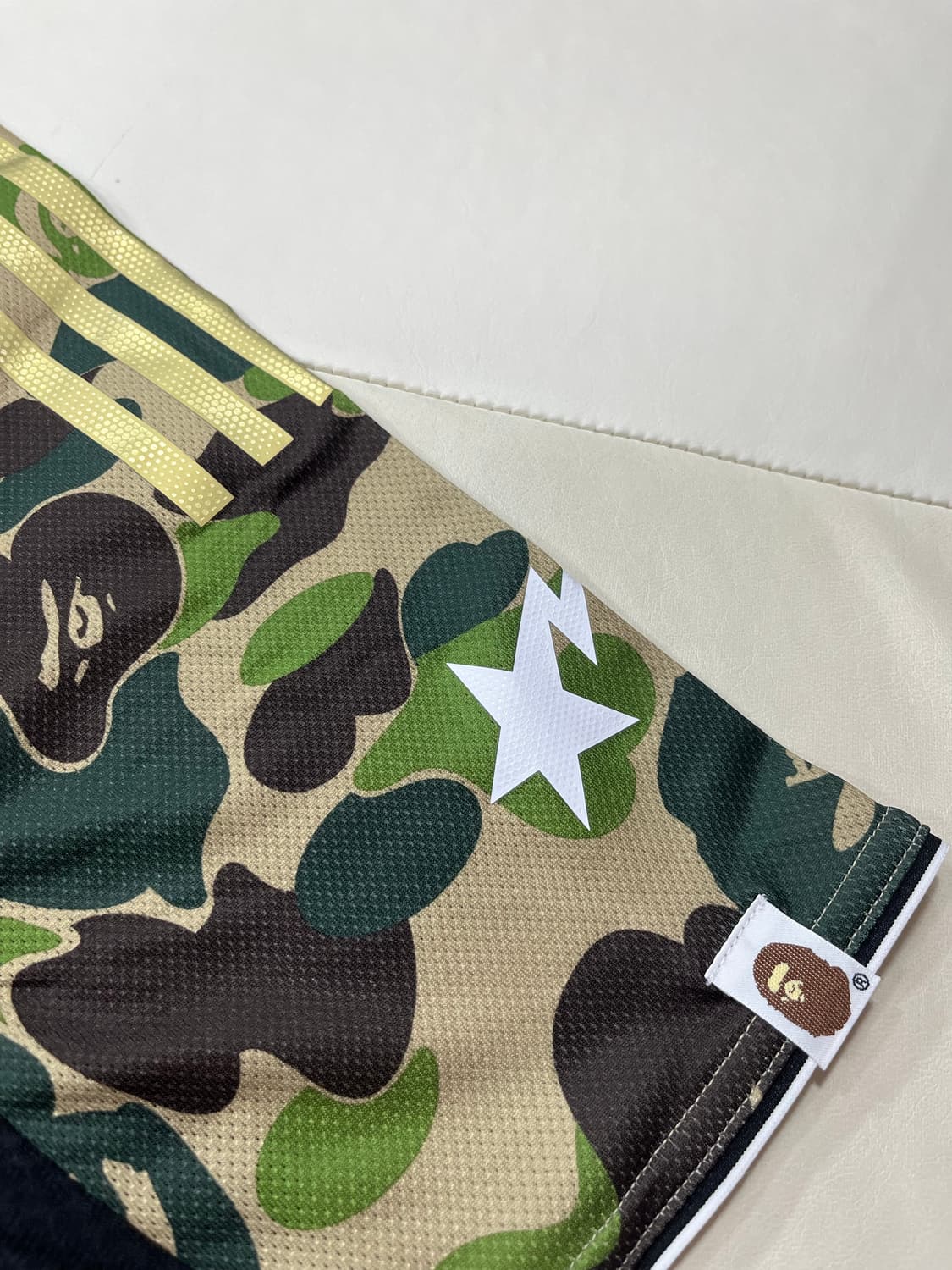 아디다스 X 베이프 FB 저지 그린 (새제품) 상품이미지6