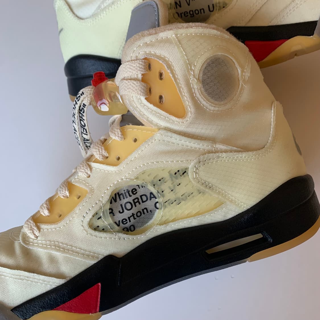 [270] 오프화이트 조던5 파이어레드 상품이미지4