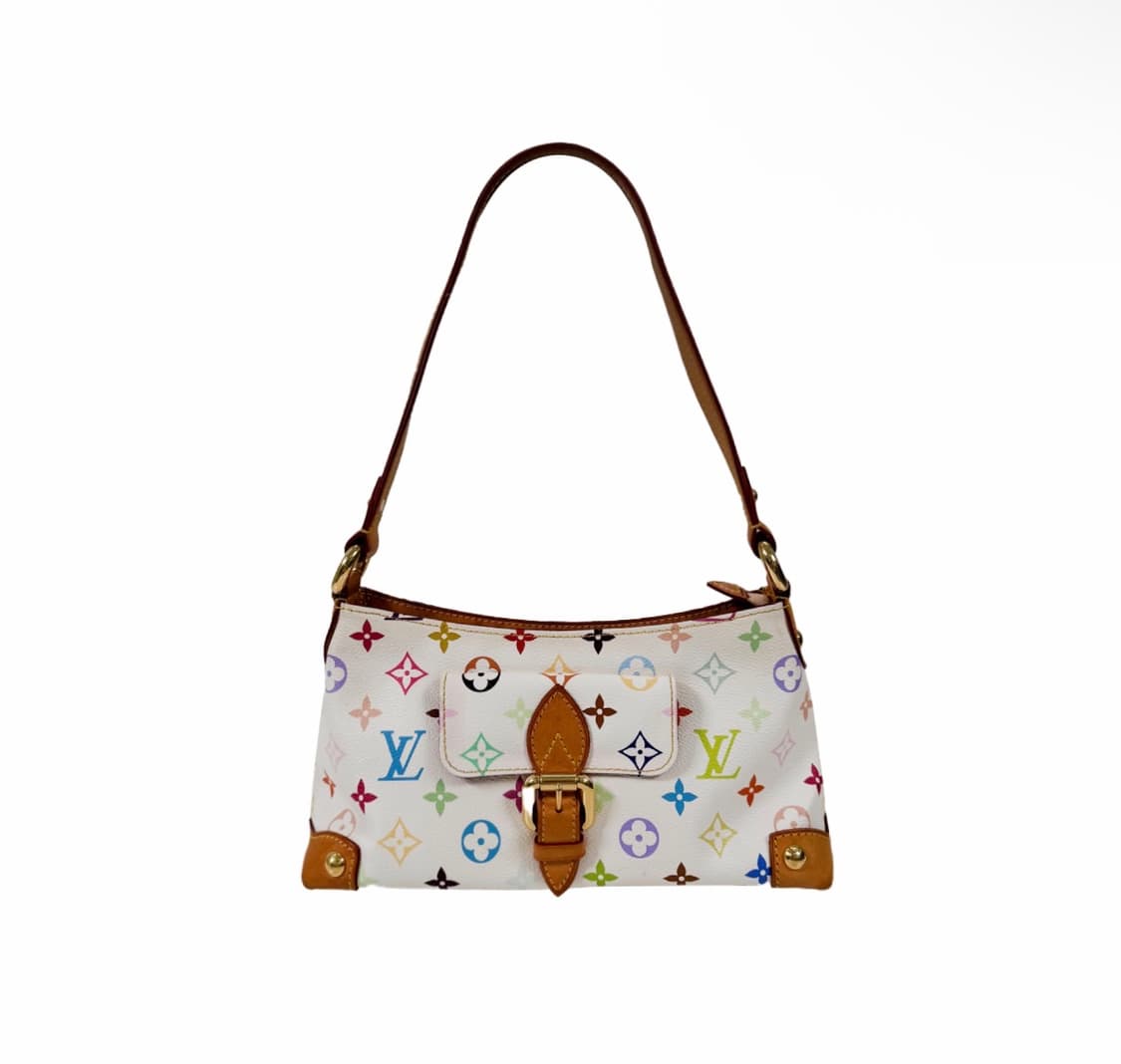 루이비통 무라카미 멀티컬러 모노그램 엘리자 숄더백 화이트 M40098 상품이미지1
