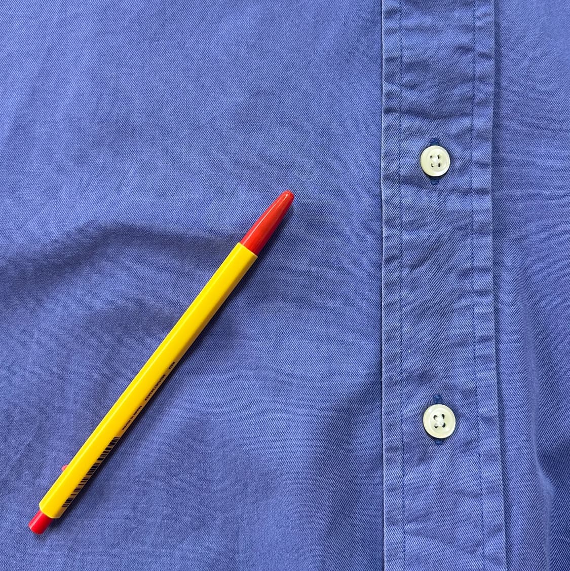 90s 폴로 랄프로렌 페이디드 코튼 셔츠 XXL 상품이미지7