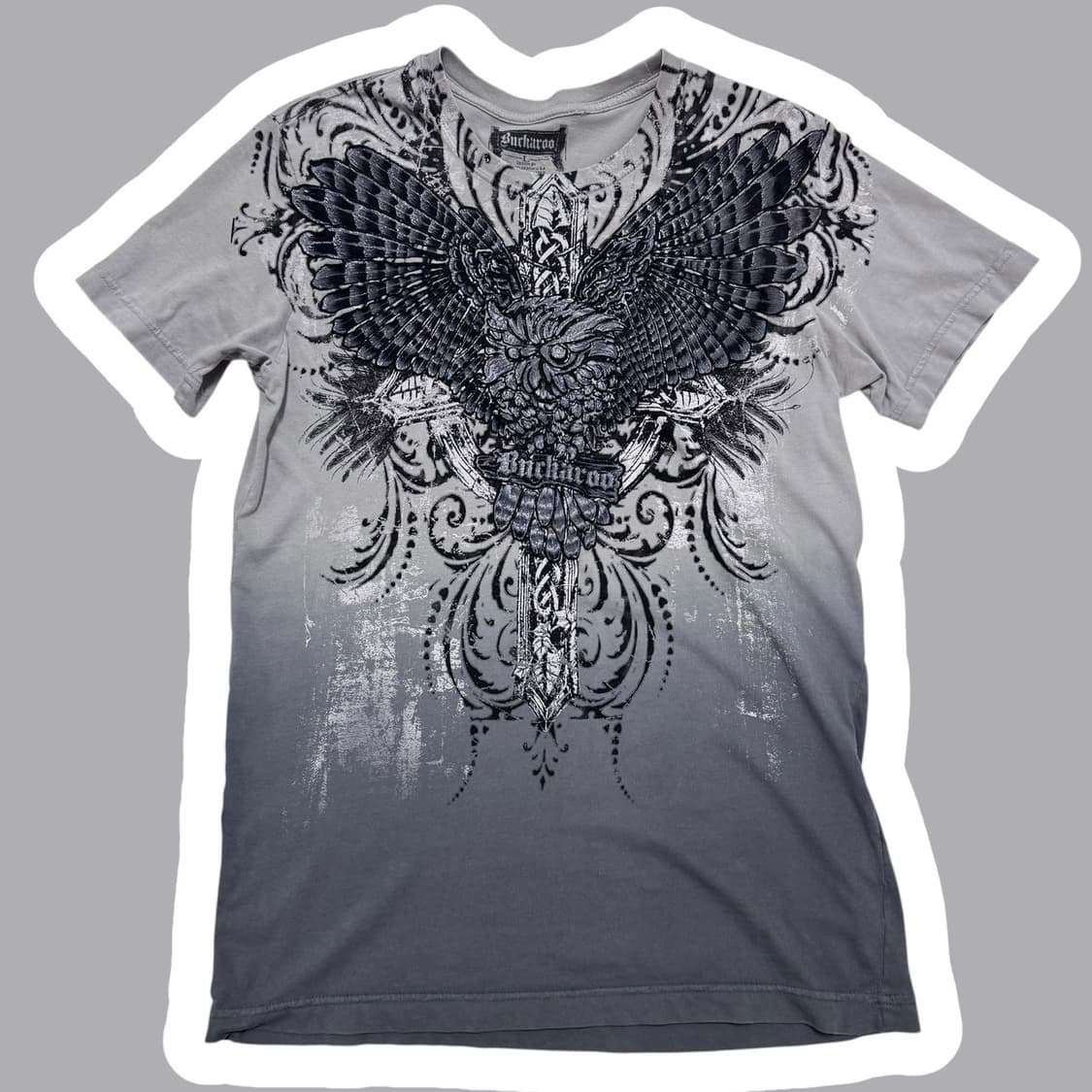 버커루 Y2K 오리엔탈 펑크 반팔티셔츠 상품이미지1