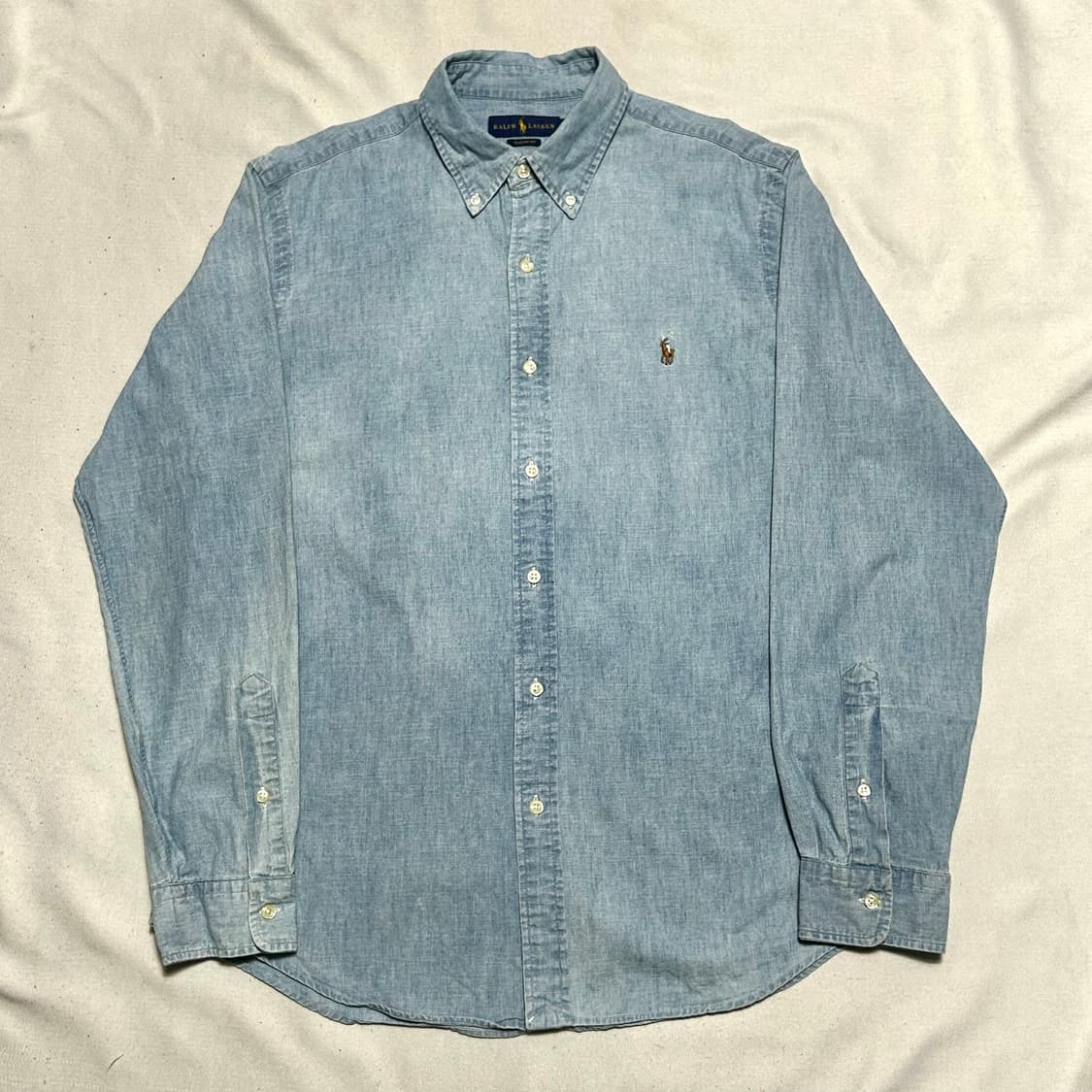 L 폴로랄프로렌 클래식핏 샴브레이 셔츠 상품이미지2