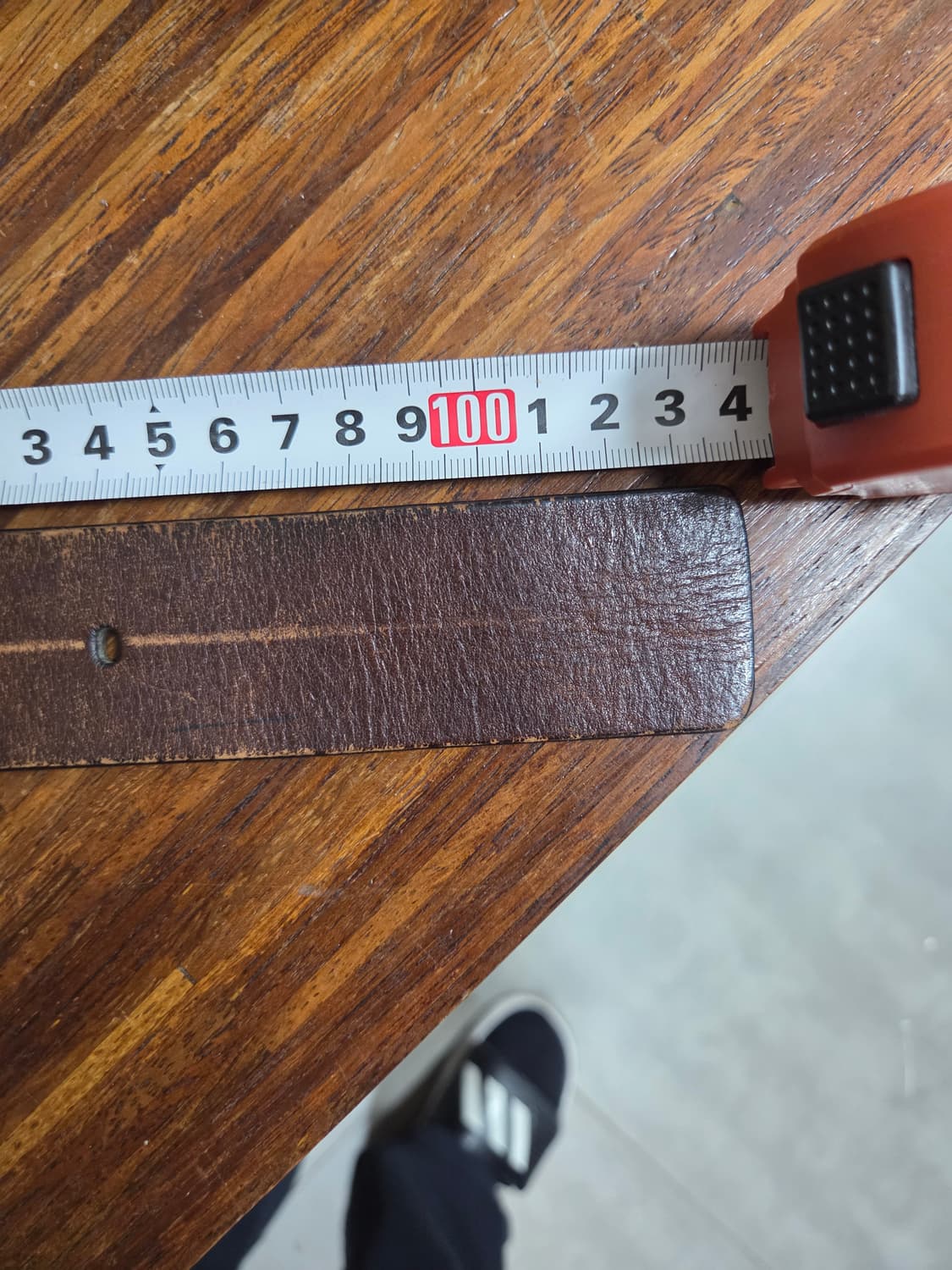 캘빈클라인 브라운 가죽 벨트 104cm 상품이미지5