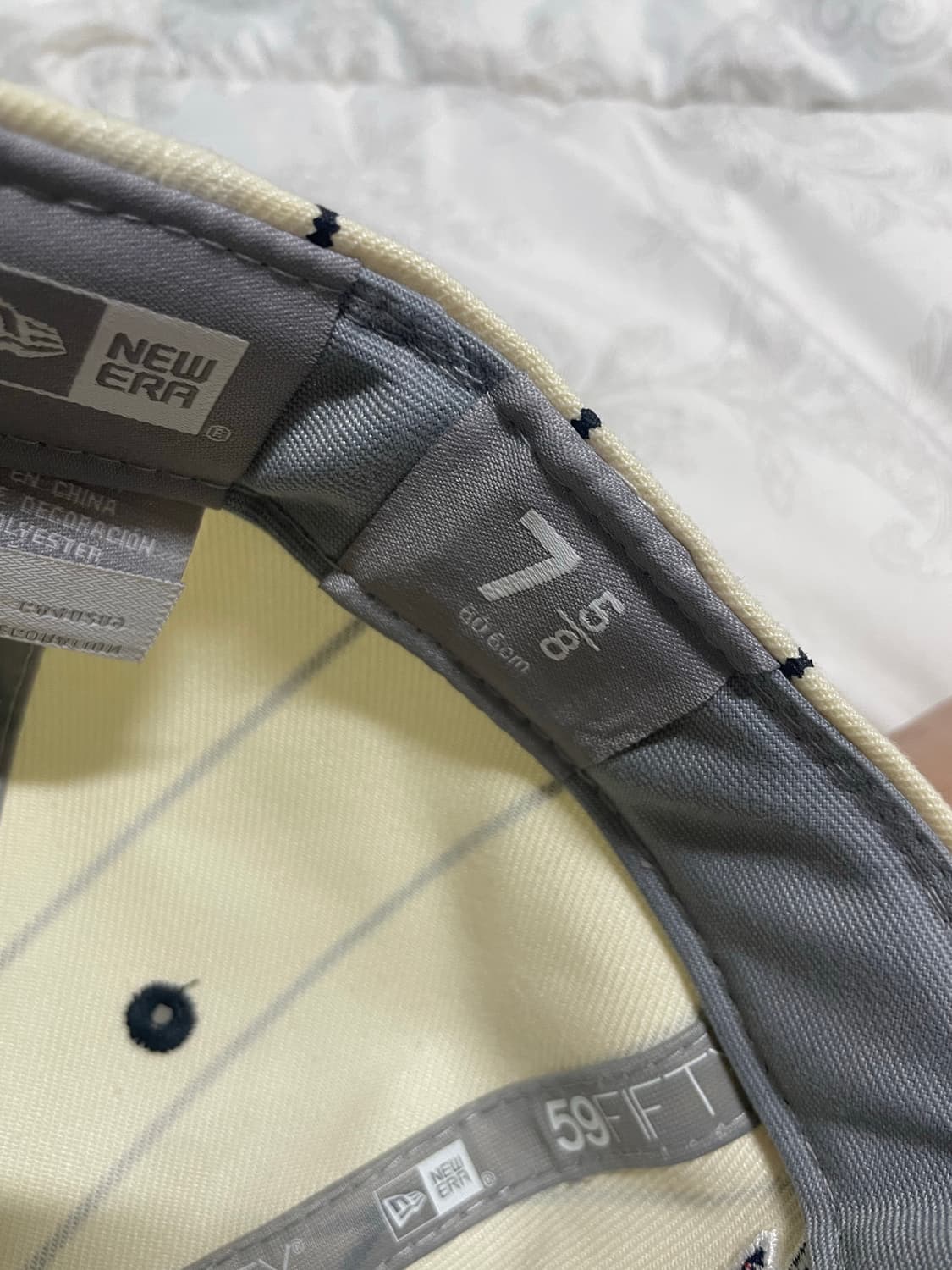 뉴에라 뉴욕양키스 월드시리즈 스트라이프 피티드캡 59fifty 7 5/8 상품이미지2