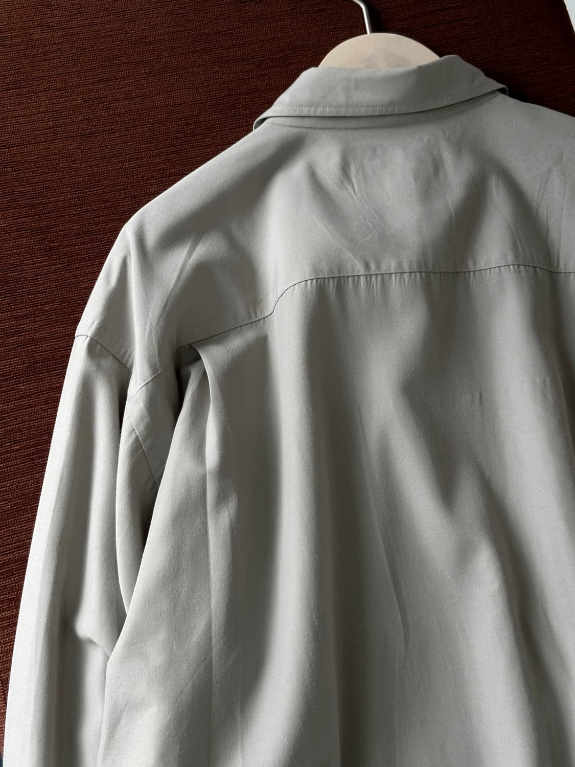 High gauge rayon poly L/S shirt 상품이미지7