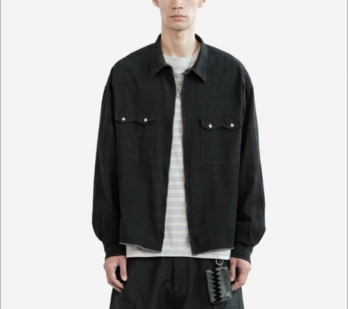 폴리테루 polyteru zip-up shirt  집업 셔츠  상품이미지1