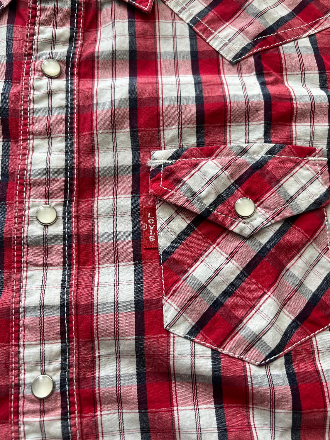 Levis 리바이스 레드탭 체크 셔츠 상품이미지3