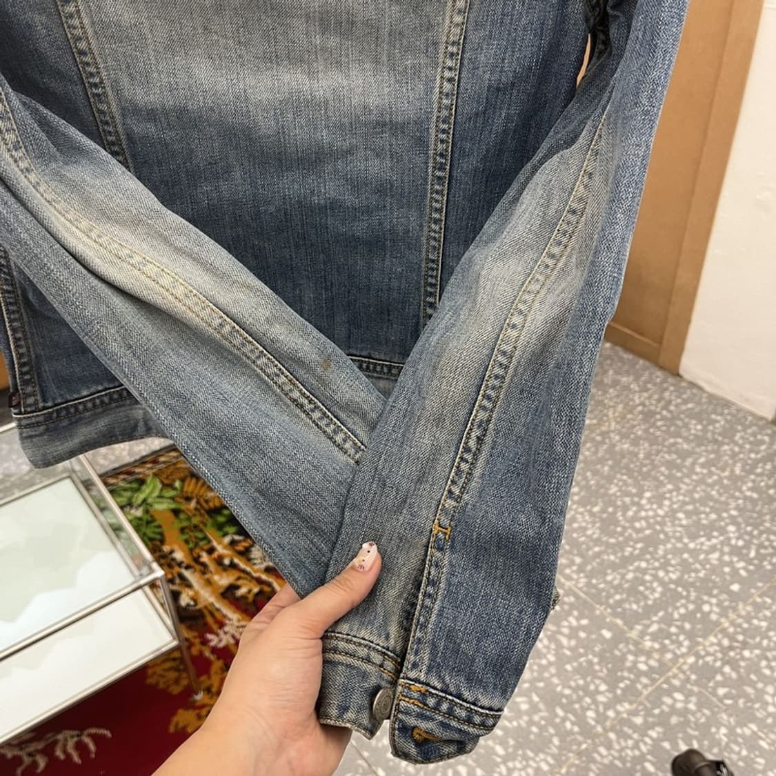 폴로 진스 컴퍼니 빈티지 데님 청자켓 85 C05882 상품이미지5