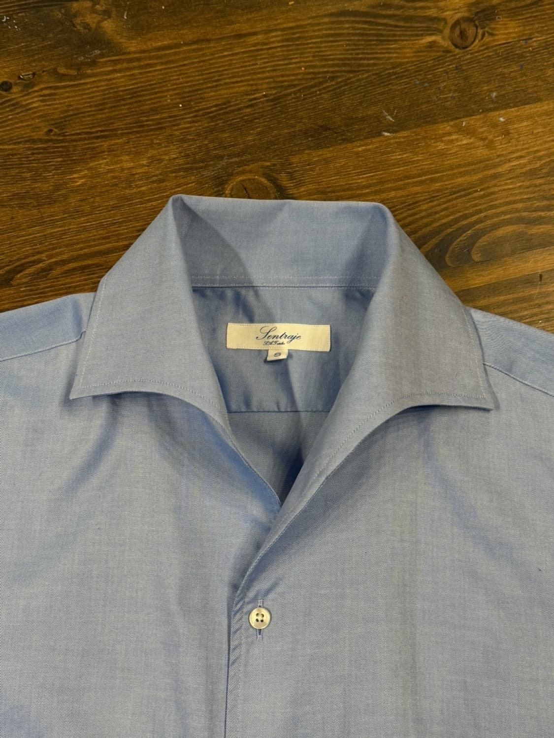 비스포크 오픈칼라넥 셔츠 슬림100 상품이미지6