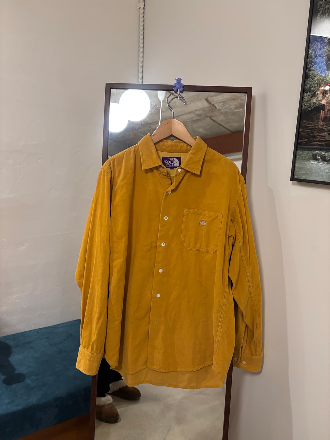 노스페이스 퍼플라벨 코듀로이 셔츠 머스타드 상품이미지2