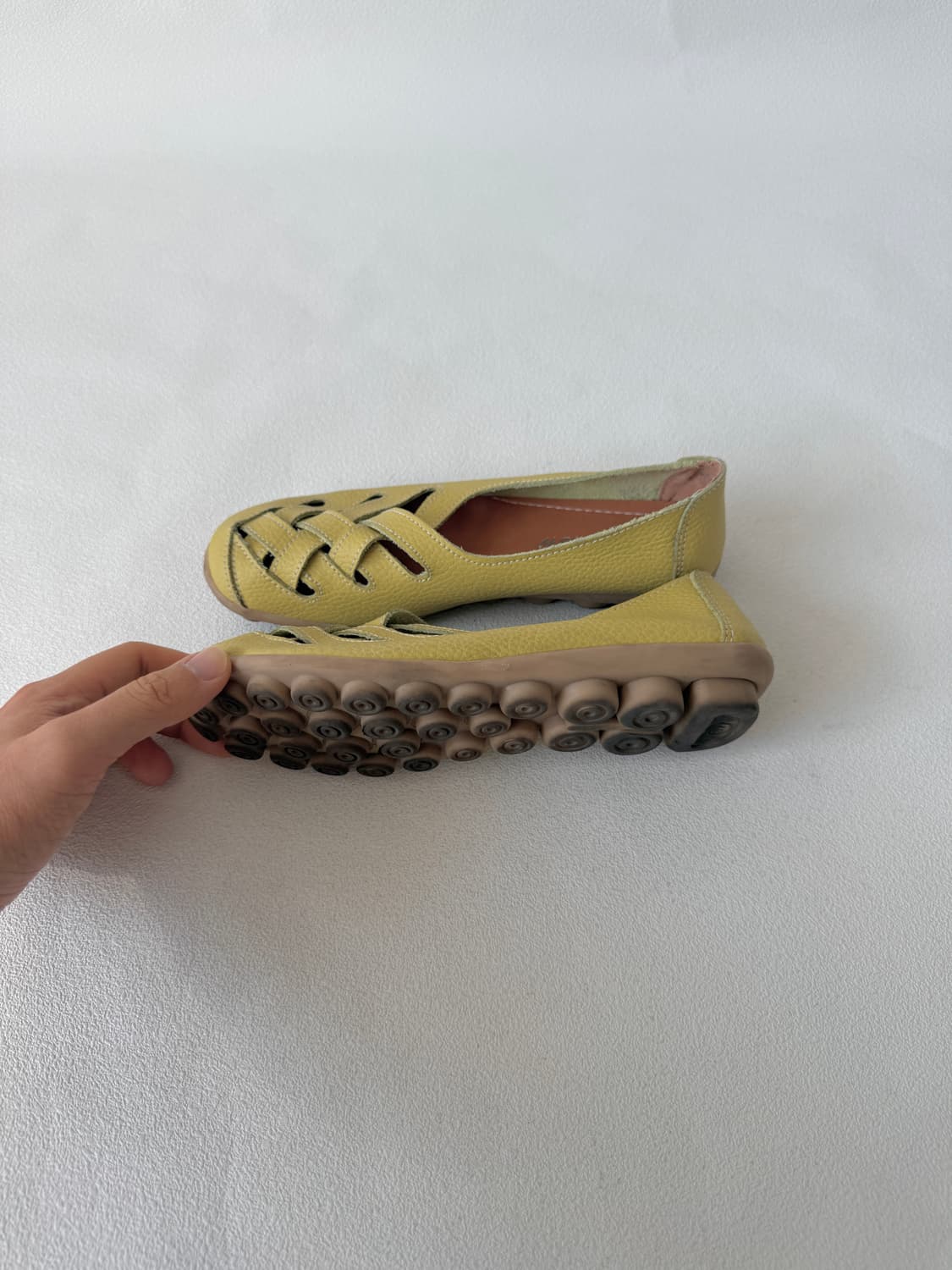 [EU37]Pre owned 레더 플랫슈즈 상품이미지5