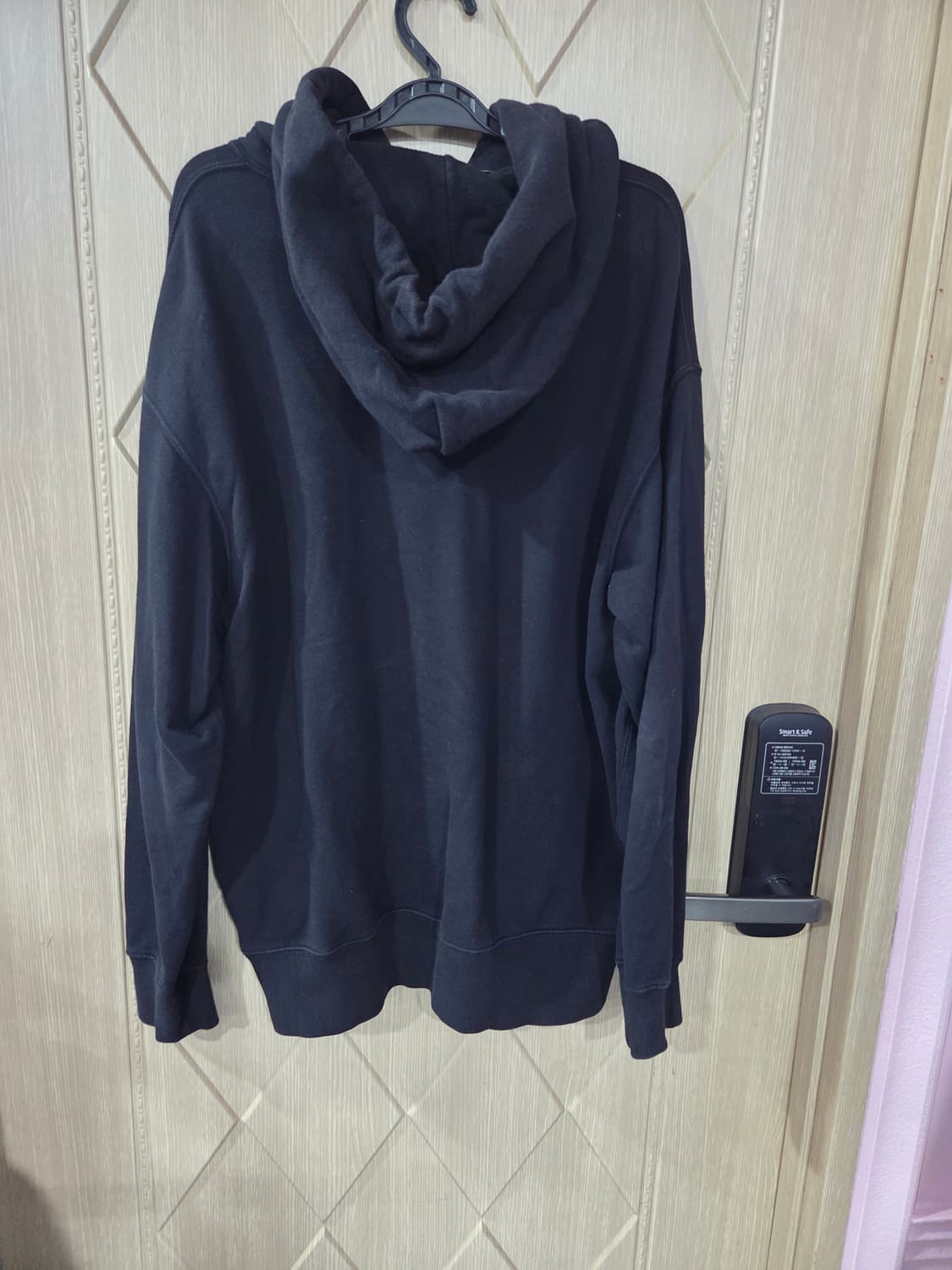 남성 블랙후드티 상품이미지2