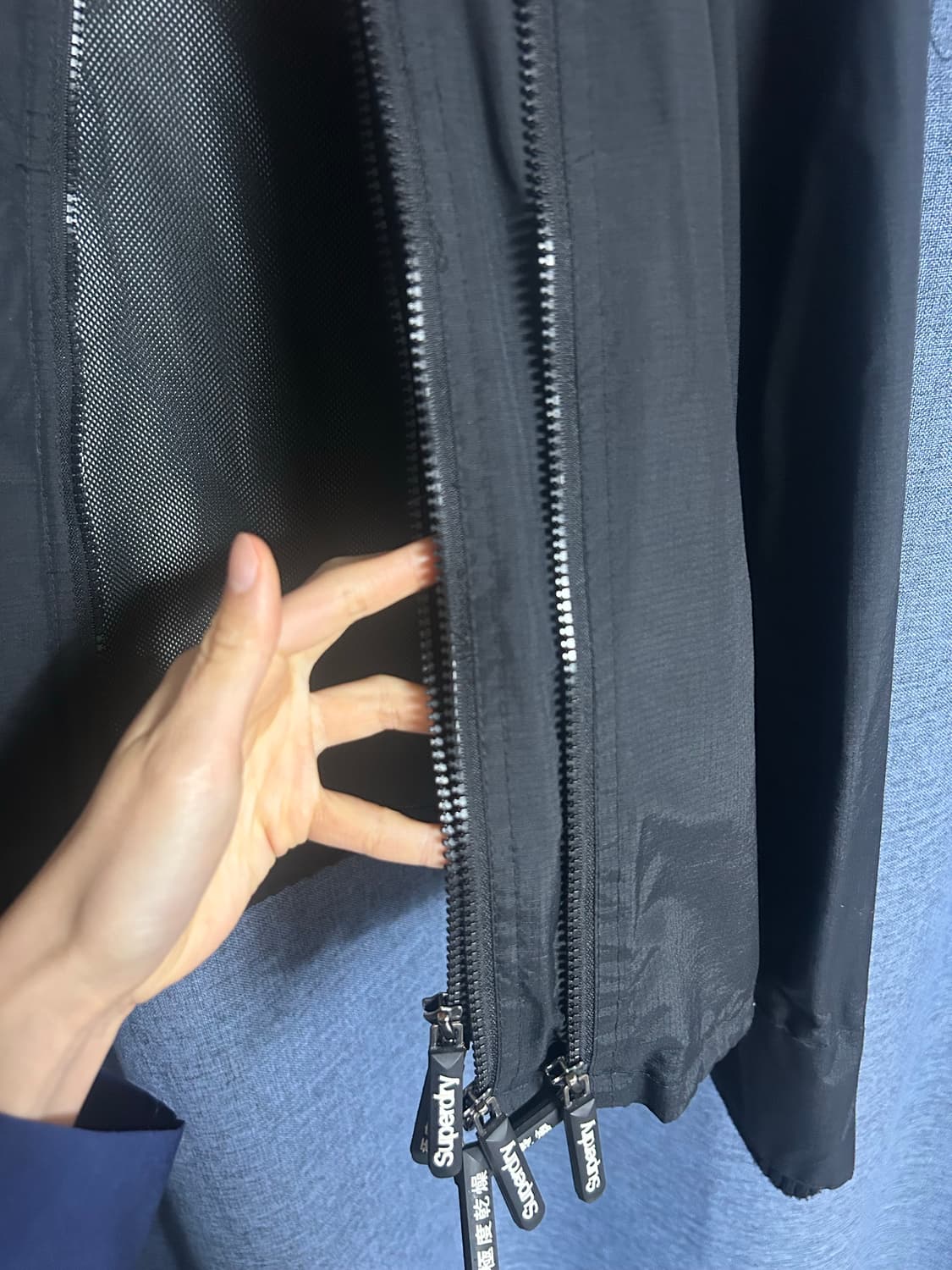 슈퍼드라이 트리플 지퍼 바람막이 상품이미지2