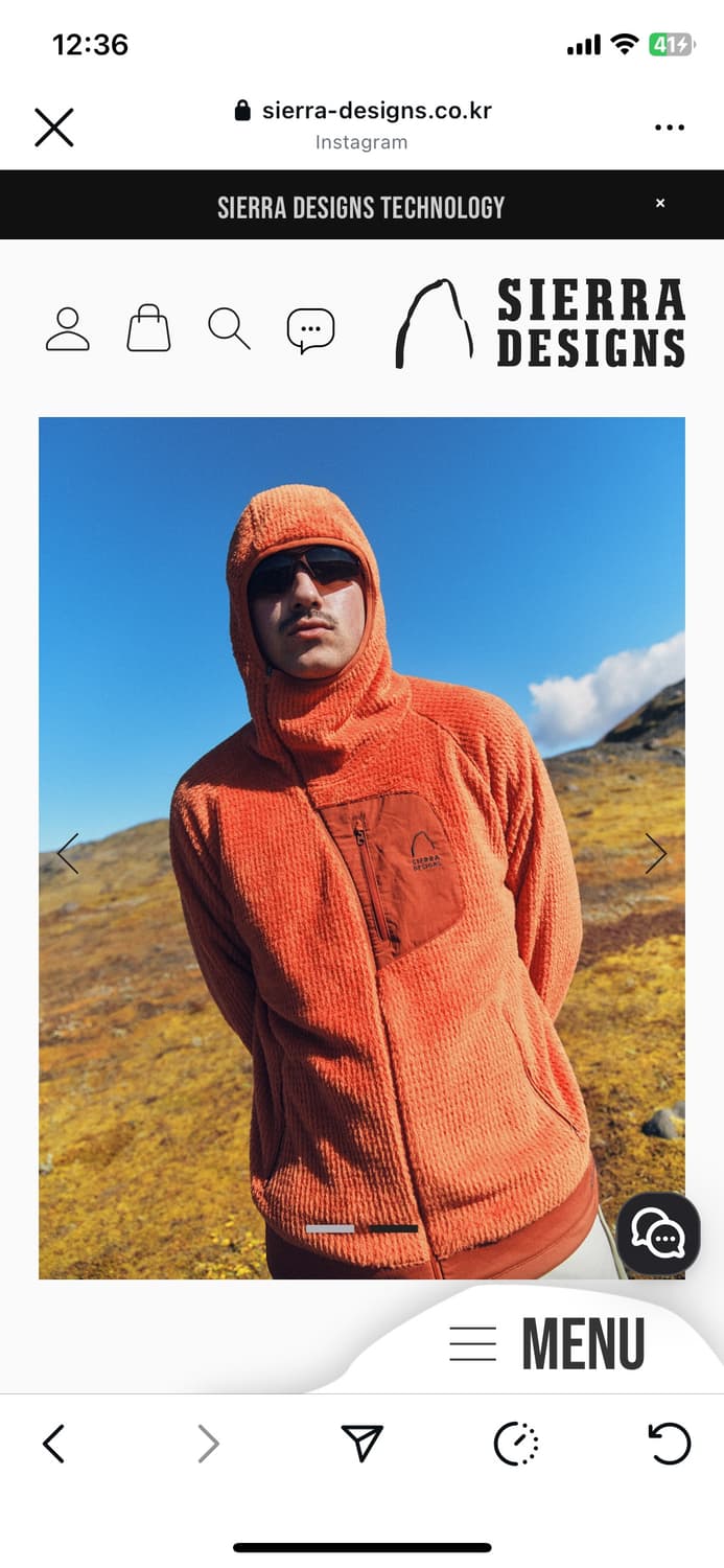 시에라 디자인 모스 폴라텍 알파 다이렉트 후드집업 상품이미지2