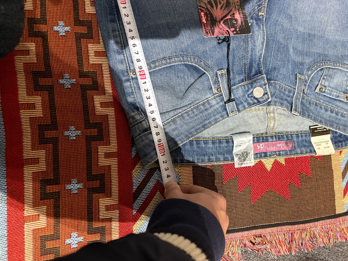 리바이스 524 로우 라이즈 부츠컷 데님팬츠 (새상품) 상품이미지6