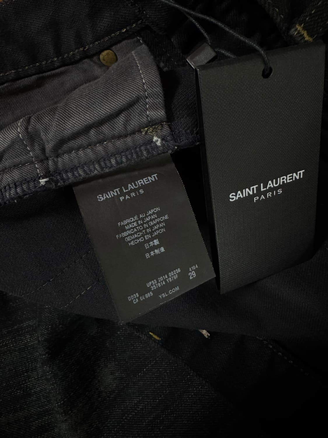 생로랑 14fw 블랙 무파진 상품이미지9