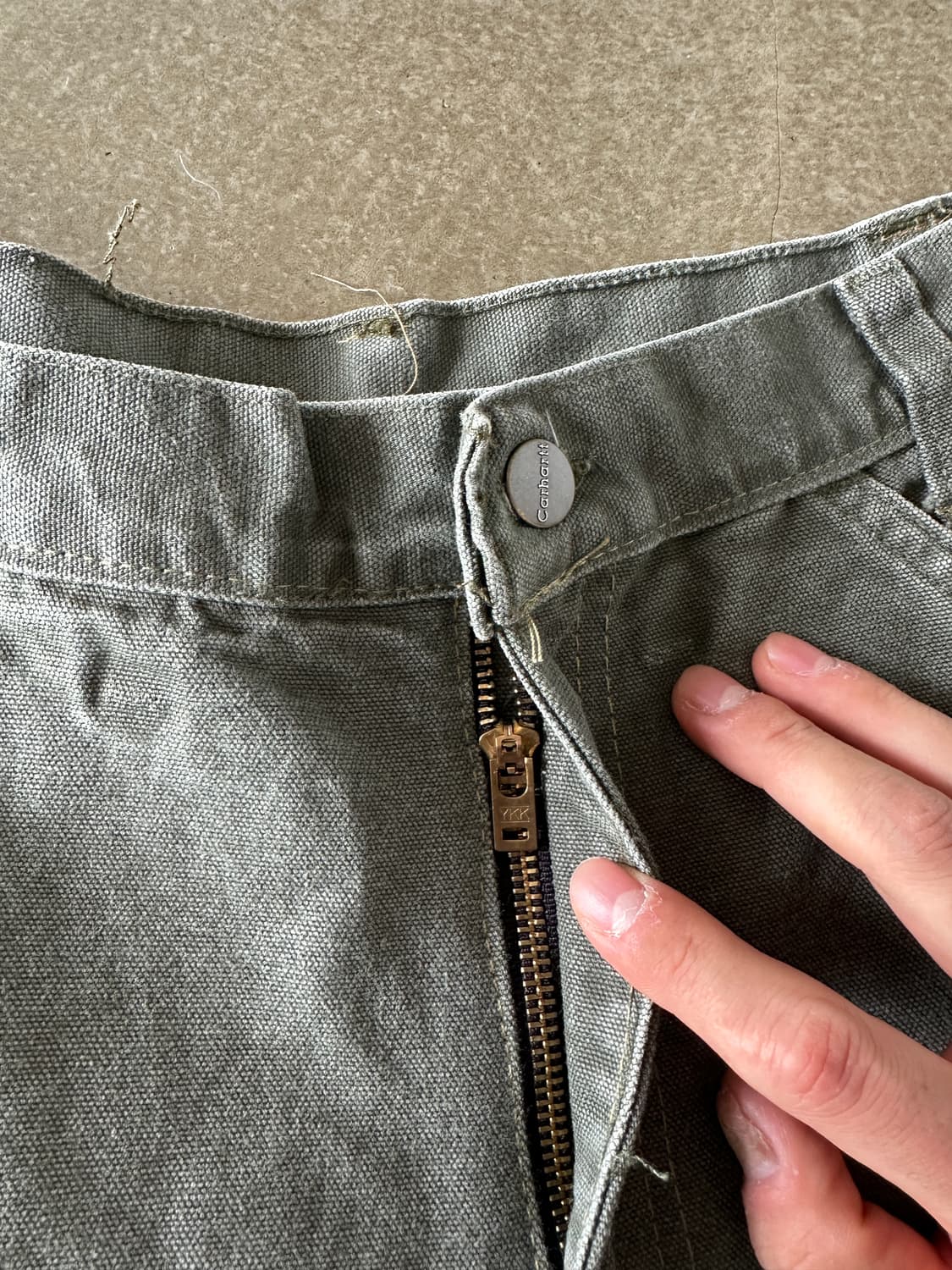 칼하트 워크팬츠 카키  상품이미지2