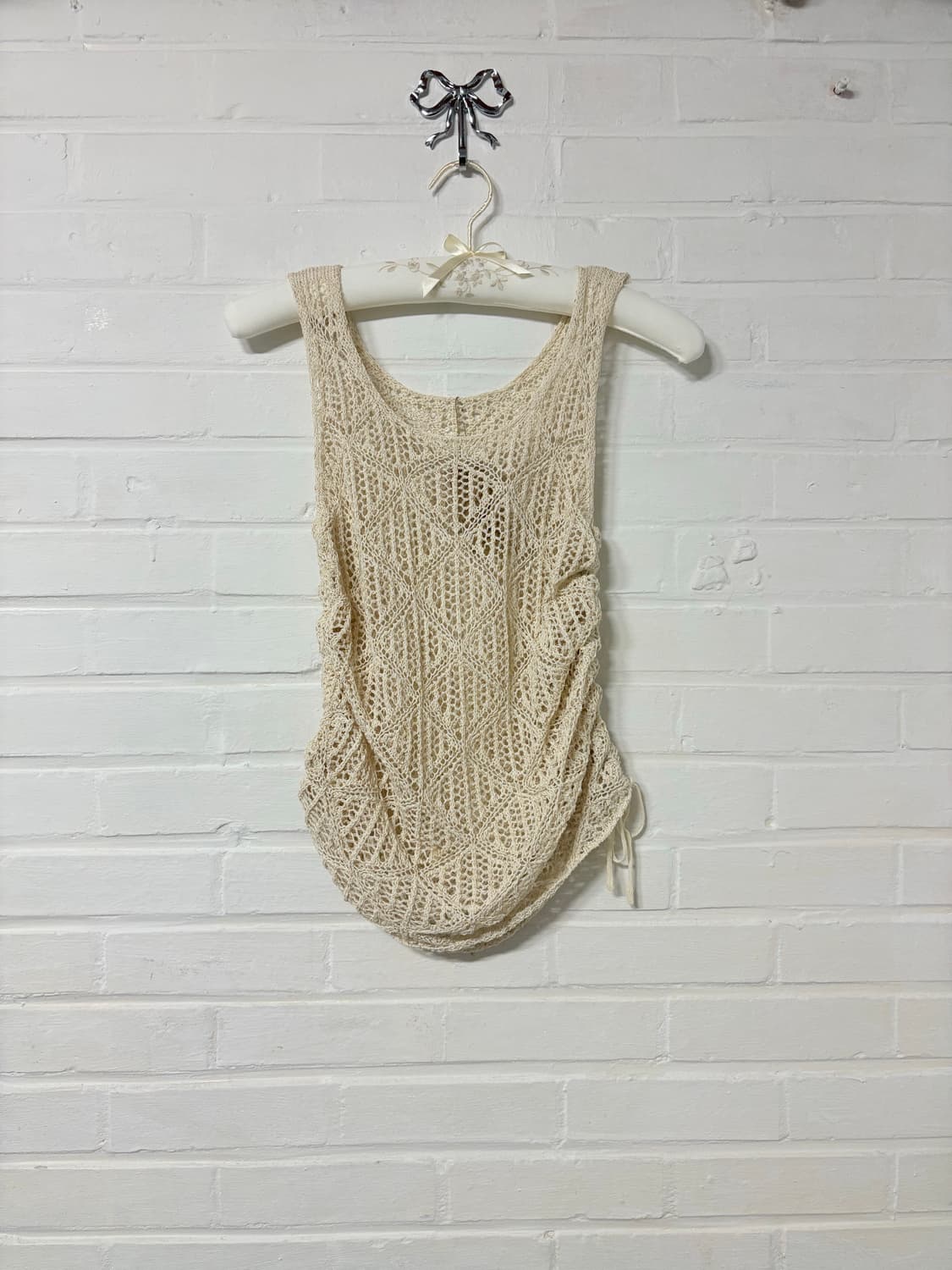 jpn vintage Net knit top 상품이미지1