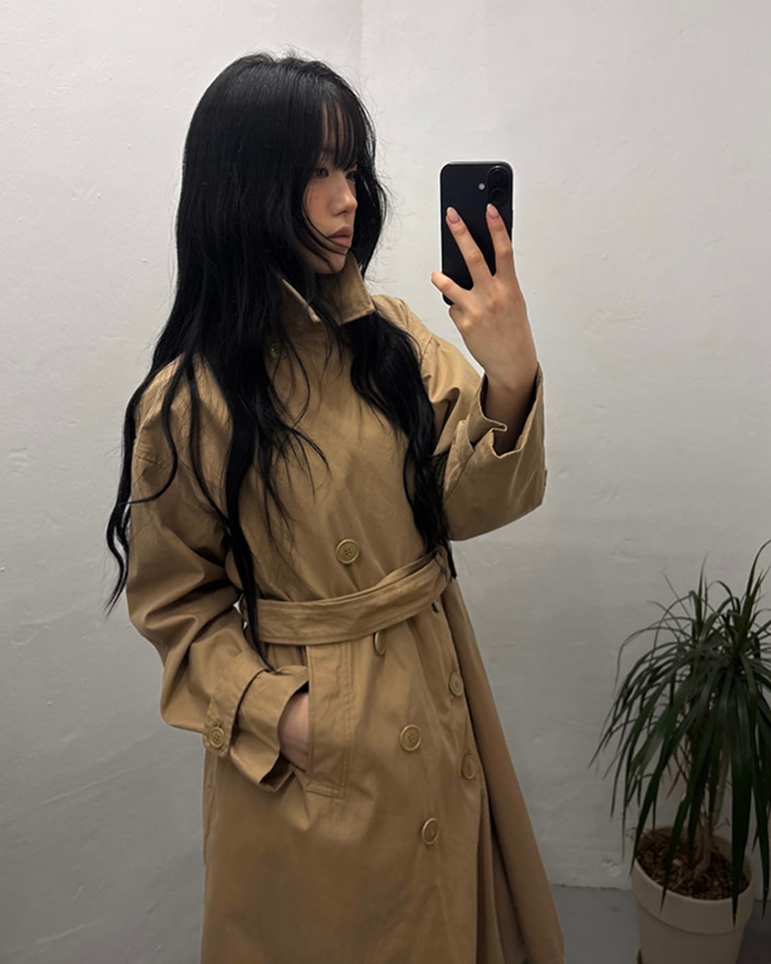 Buzz Rickson's × BEAMS BOY Trench Coat 상품이미지1