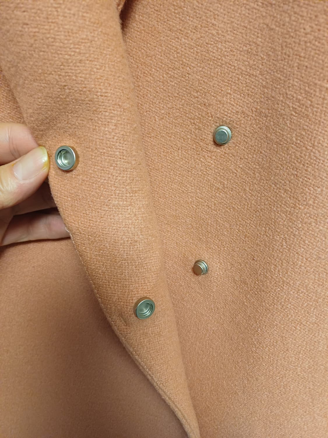 it MICHAA 코랄 울 코트 / 울87 / 55 / 데일리 결맞음 코 상품이미지5