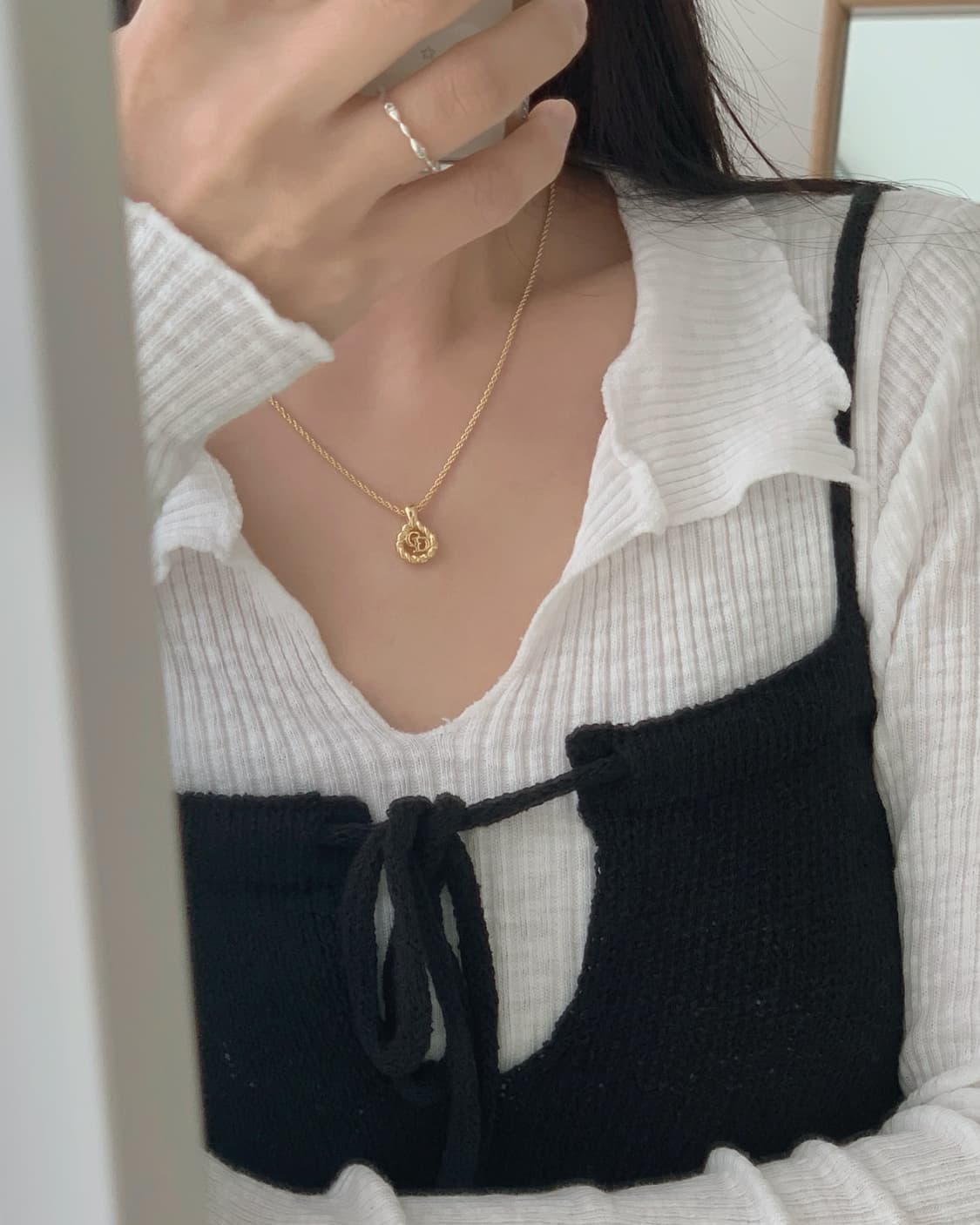 [ 디올 ] 빈티지 디올 로고 목걸이 상품이미지9