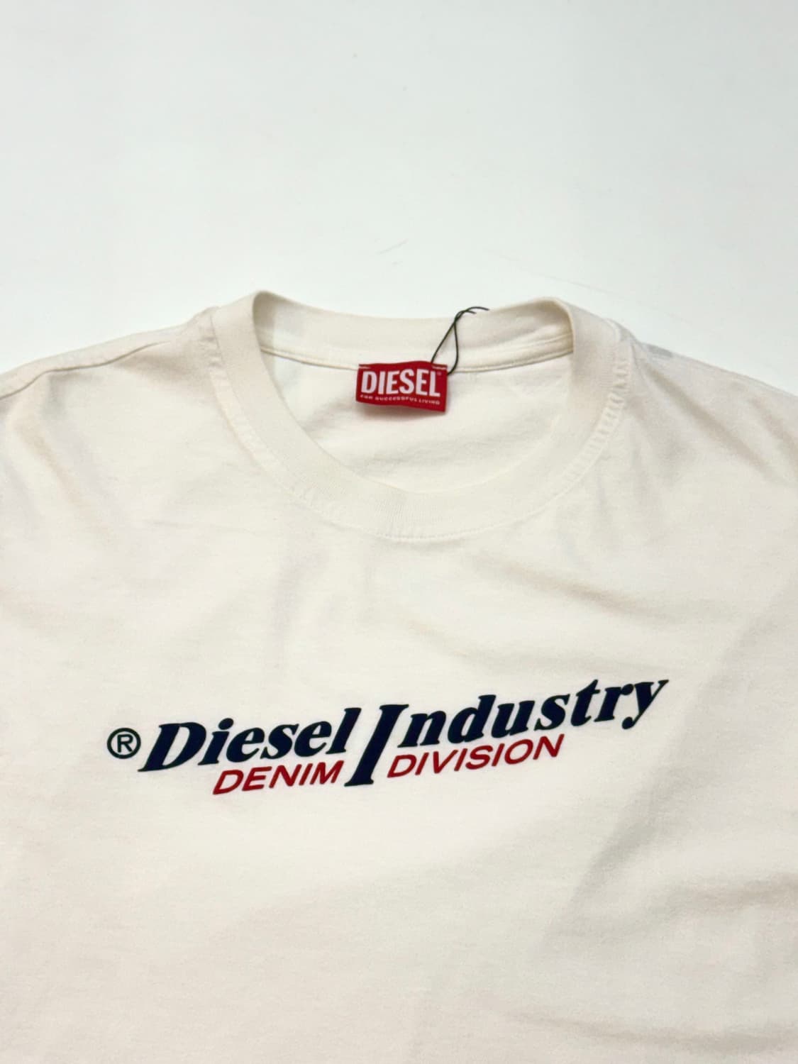 Diesel 디젤 T-디에고어-IND 화이트 티셔츠 상품이미지3