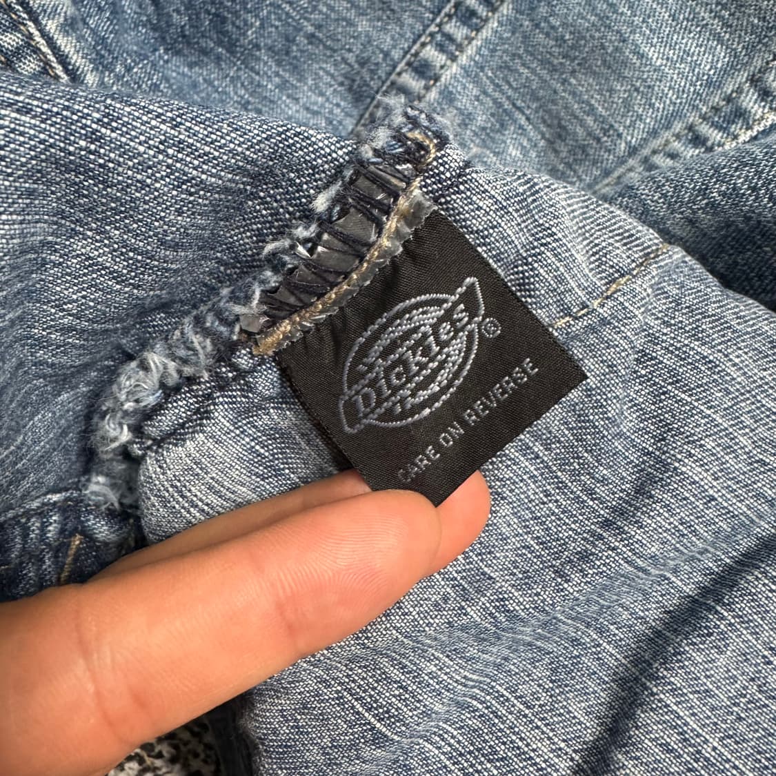 Name : 디키즈 USA 90's 후면 빅로고 데님 청자켓 :) 상품이미지8