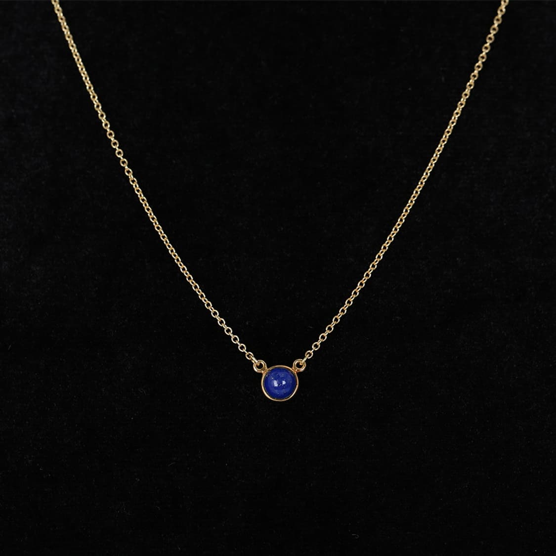 티파니 엘사퍼레티 라피스라줄리 네크리스 18K 옐로우골드 목걸이 상품이미지7