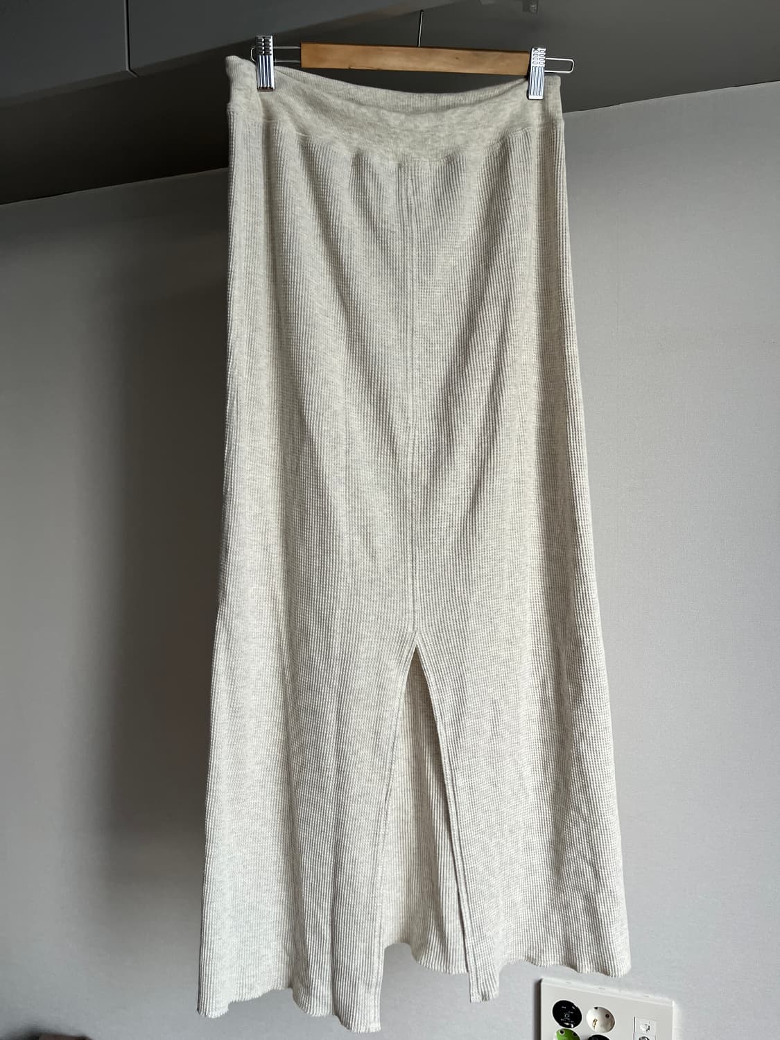 모노하 와플저지스커트 Monoha Waffle-knit jersey lo 상품이미지4