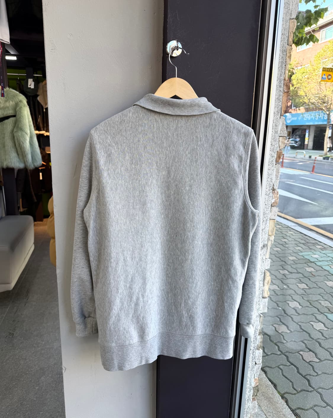 L/ 버버리 브릿 로고 기모 집업자켓 상품이미지7