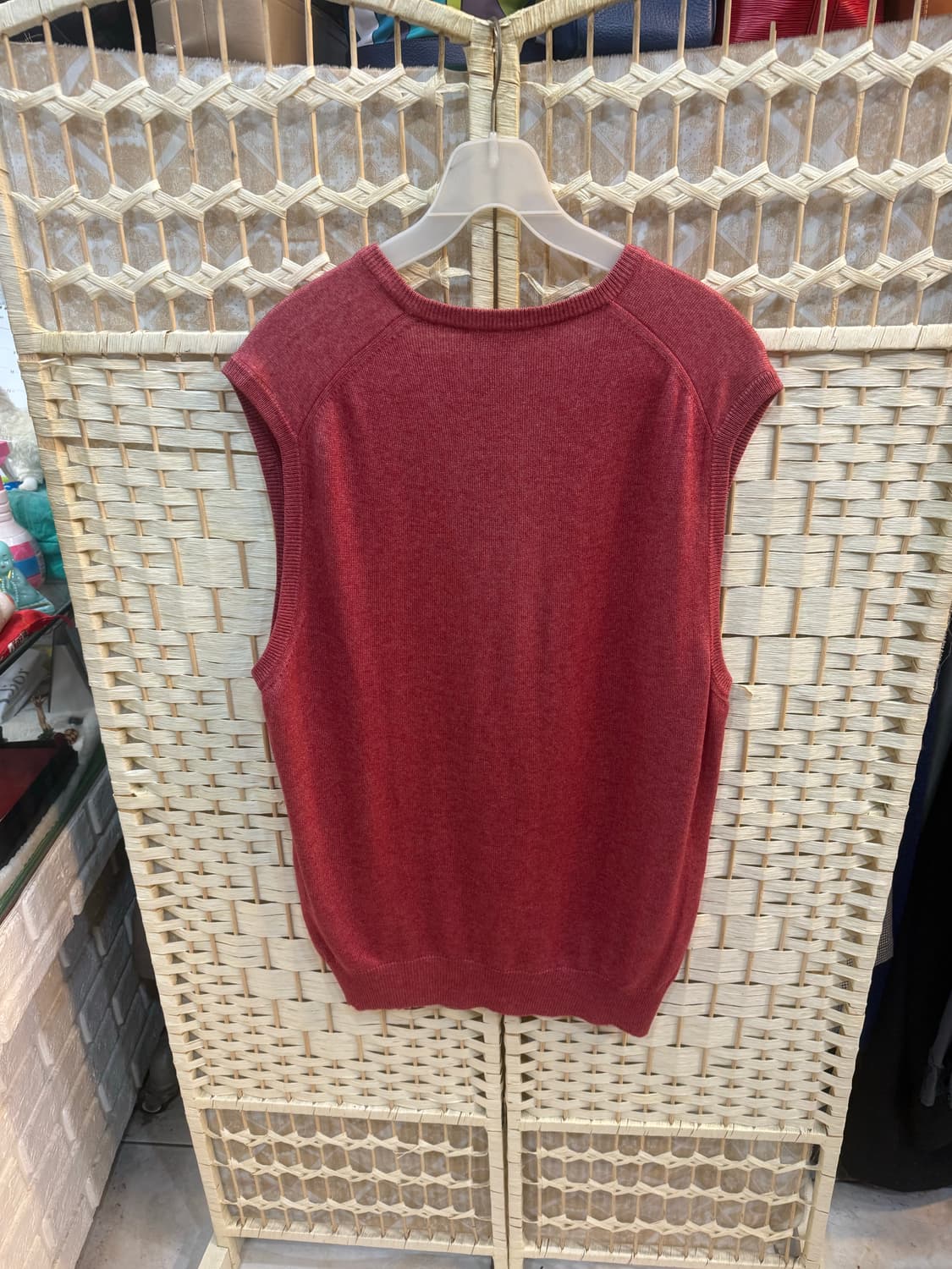 52/105 정품 로로피아나 캐시+실크혼방 조끼 팝니다 상품이미지7