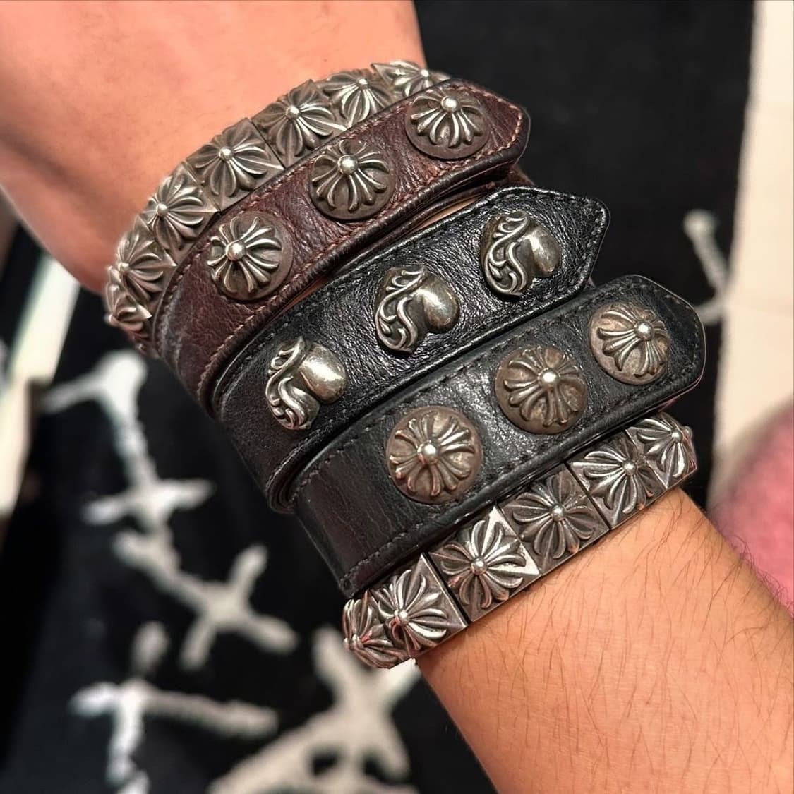 구매) 크롬하츠 ch플러스 레더 팔찌 구매 원합니다 상품이미지3