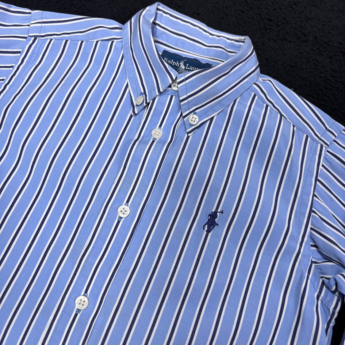 5T 폴로 랄프로렌 키즈 스트라이프 셔츠 상품이미지3