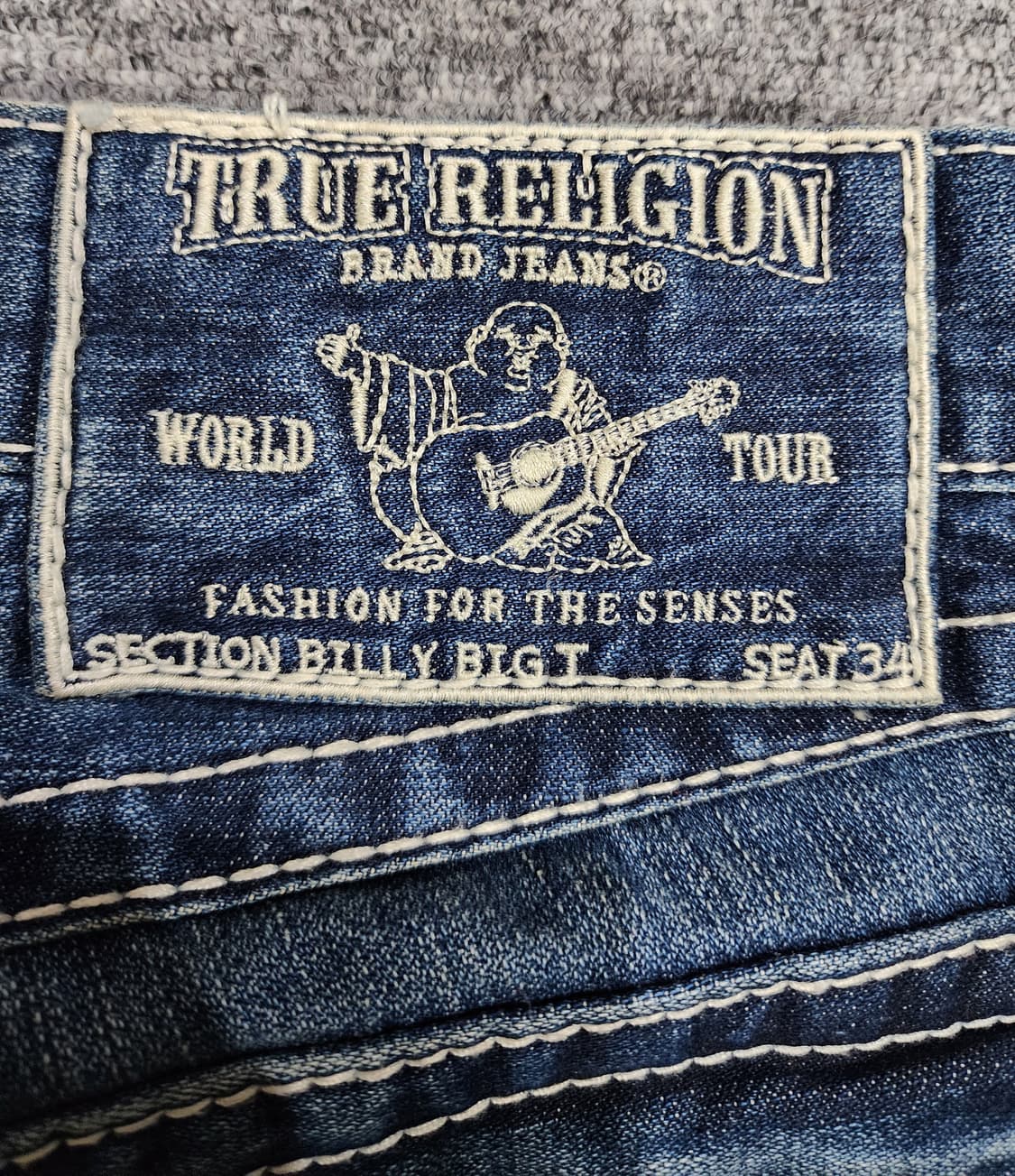 트루릴리젼 Section Billy Big T 빌리 빅티 스티치 데님팬츠 상품이미지6