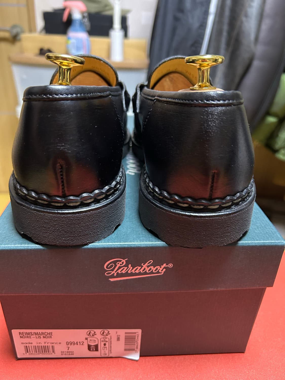 *특급컨디션*파라부트 레임스 블랙 UK7사이즈(실착2회) 상품이미지3