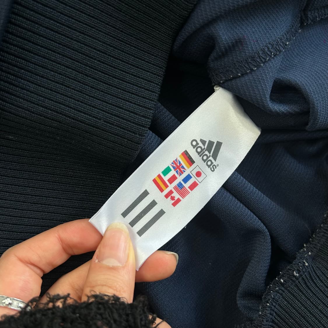 Adidas 아디다스 블루 네이비 배색 져지 상품이미지6