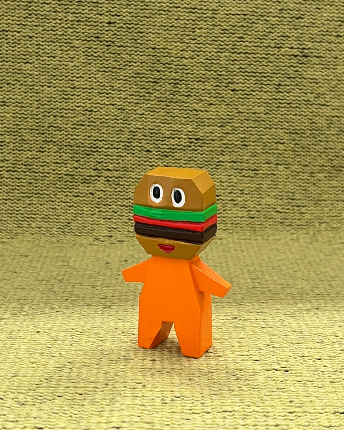 [켄지 무라바야시] 2.5차원 시리즈 - 햄버거 핸드메이드 우드카빙 상품이미지4