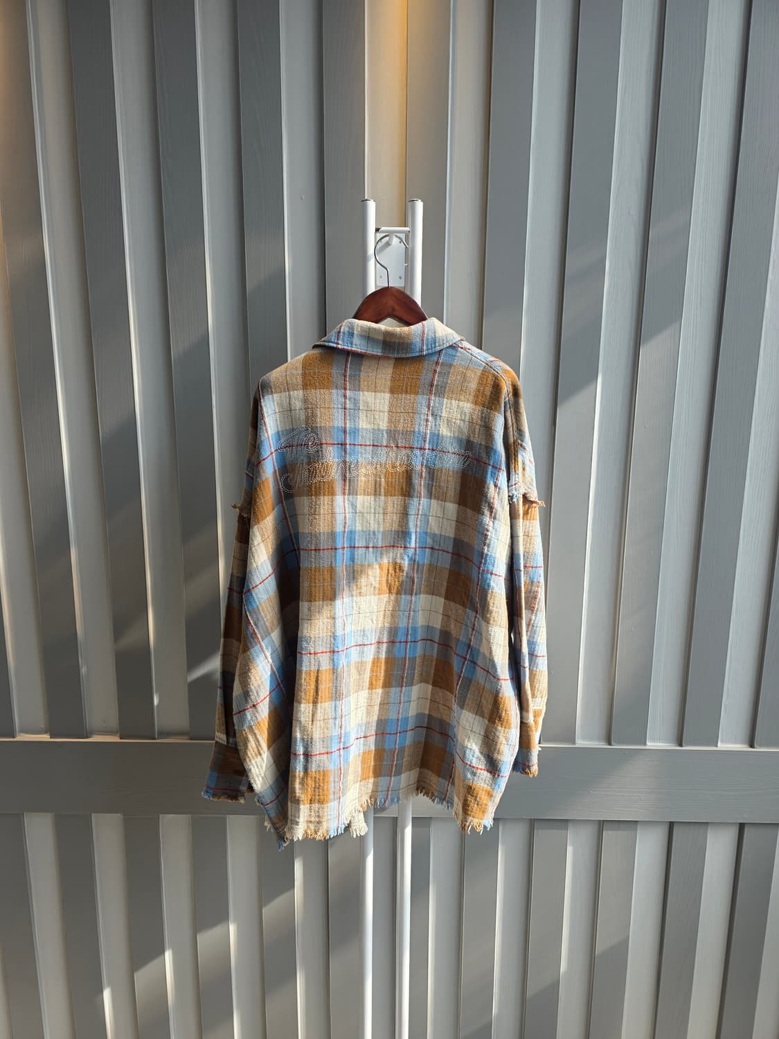 오버핏 체크셔츠  상품이미지8