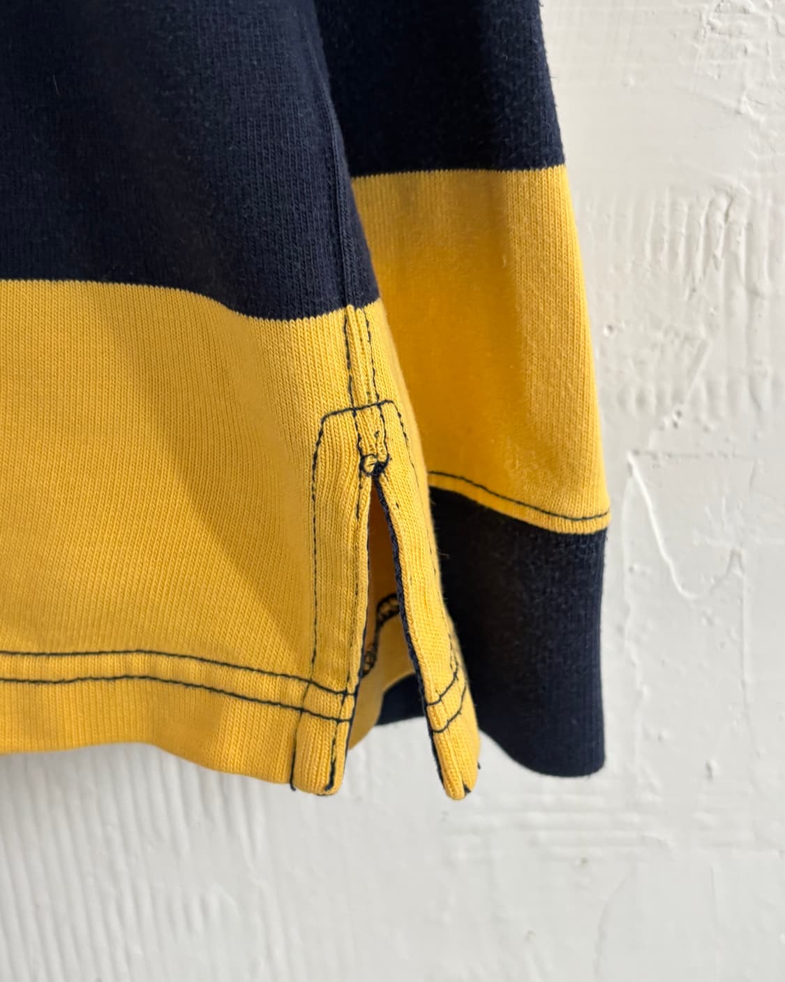 Polo 폴로 랄프로렌 옐로우 단가라 럭비셔츠 상품이미지5