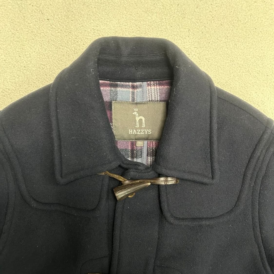 헤지스 네이비 울 혼방 더플 코트 90 상품이미지4