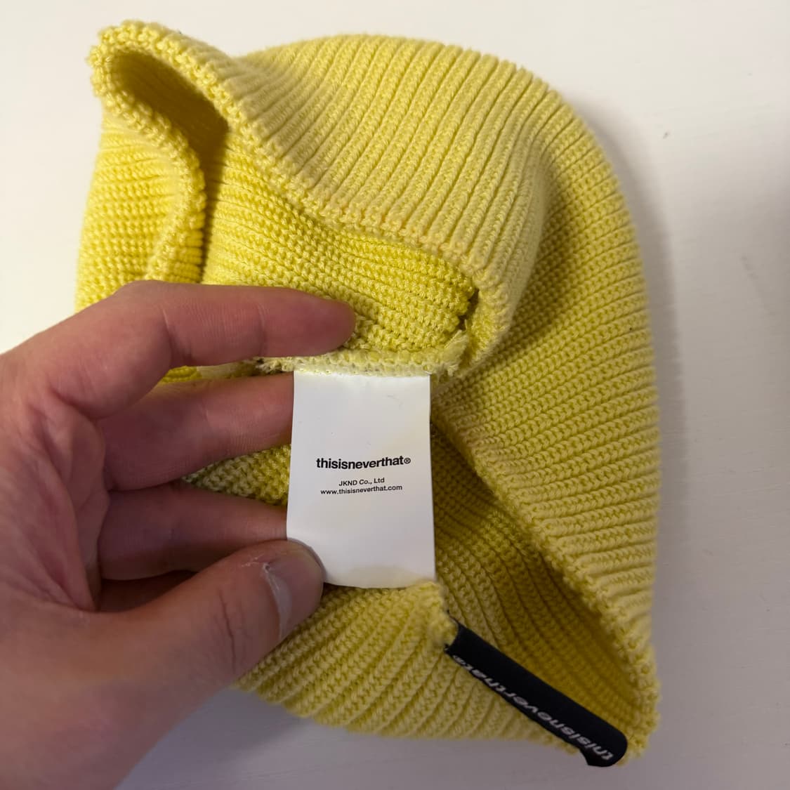 디스이즈네버댓 옐로우 숏비니 상품이미지4