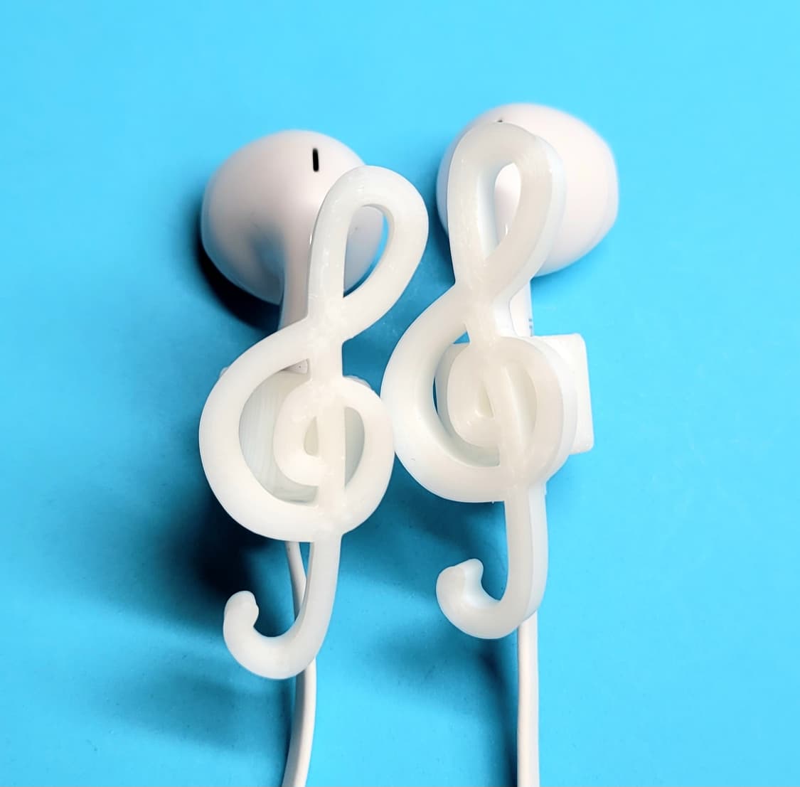 높은음자리표 줄이어폰 장식 악세사리 y2k 상품이미지1