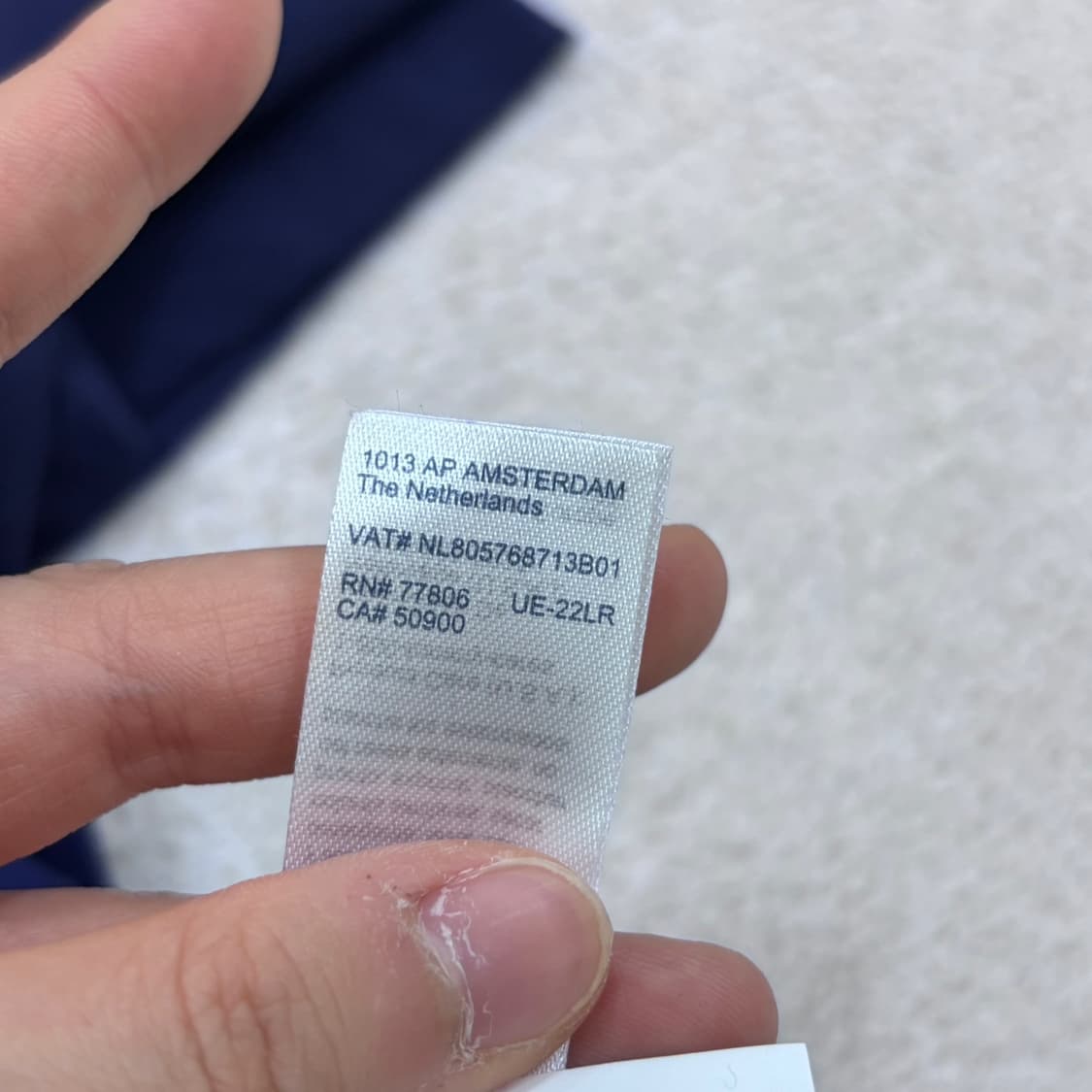 M 타미힐피거 네이비 반팔 티셔츠 0420E 상품이미지4