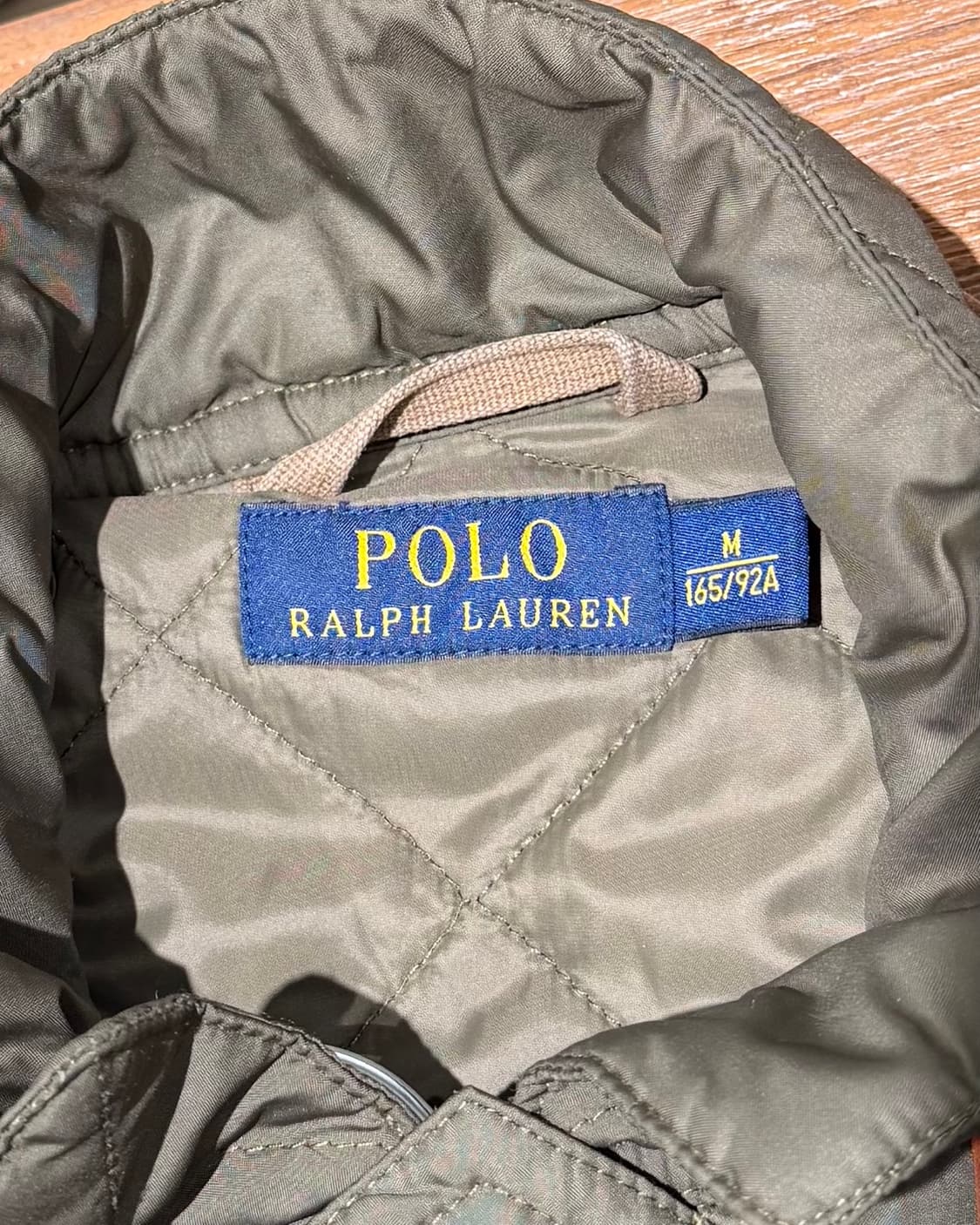 폴로 랄프로렌 카키 퀼팅 베스트 자켓 상품이미지7